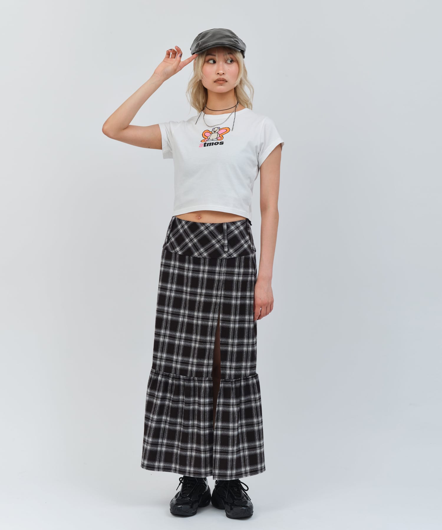 MARIA SAKURAI x atmos pink ピンク・バターT-shirt WHITEの画像