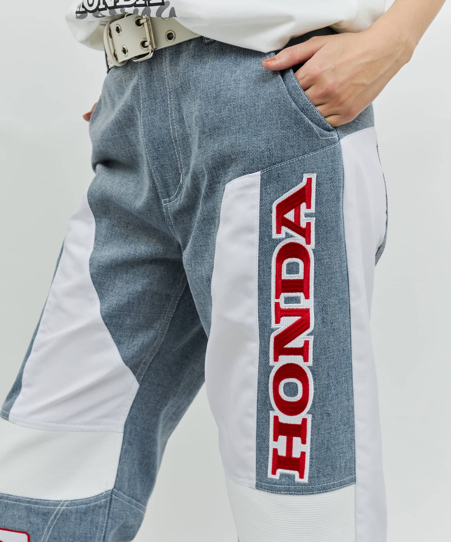 HONDA x atmos pink Racing Pants BLUEの画像