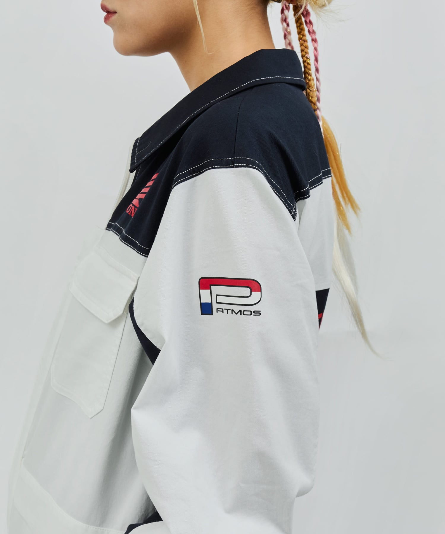 HONDA x atmos pink Racing All-in-one WHITEの画像
