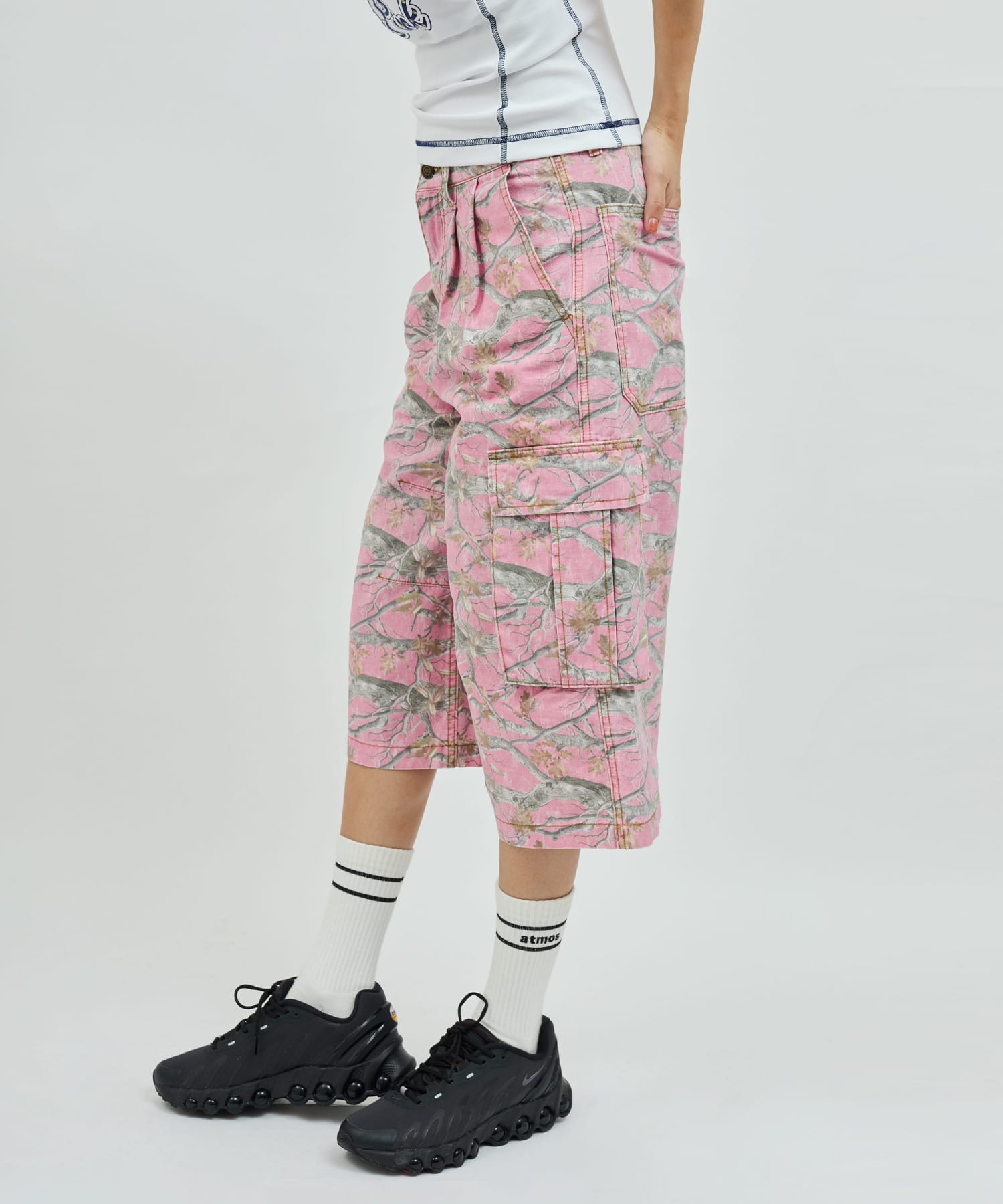 atmos pink Real Tree Camouflage Bermuda Pants CAMOUFLAGE PINKの画像