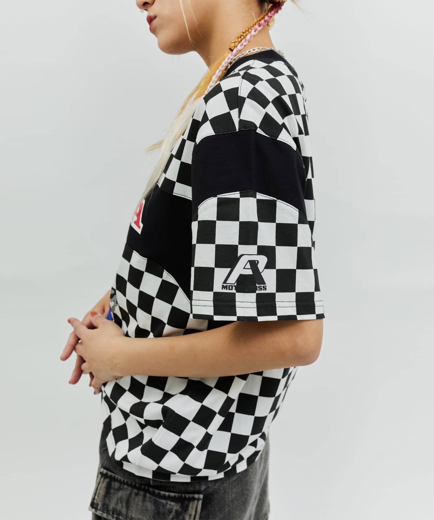 HONDA x atmos pink Racing Over T-shirt CHECKの画像