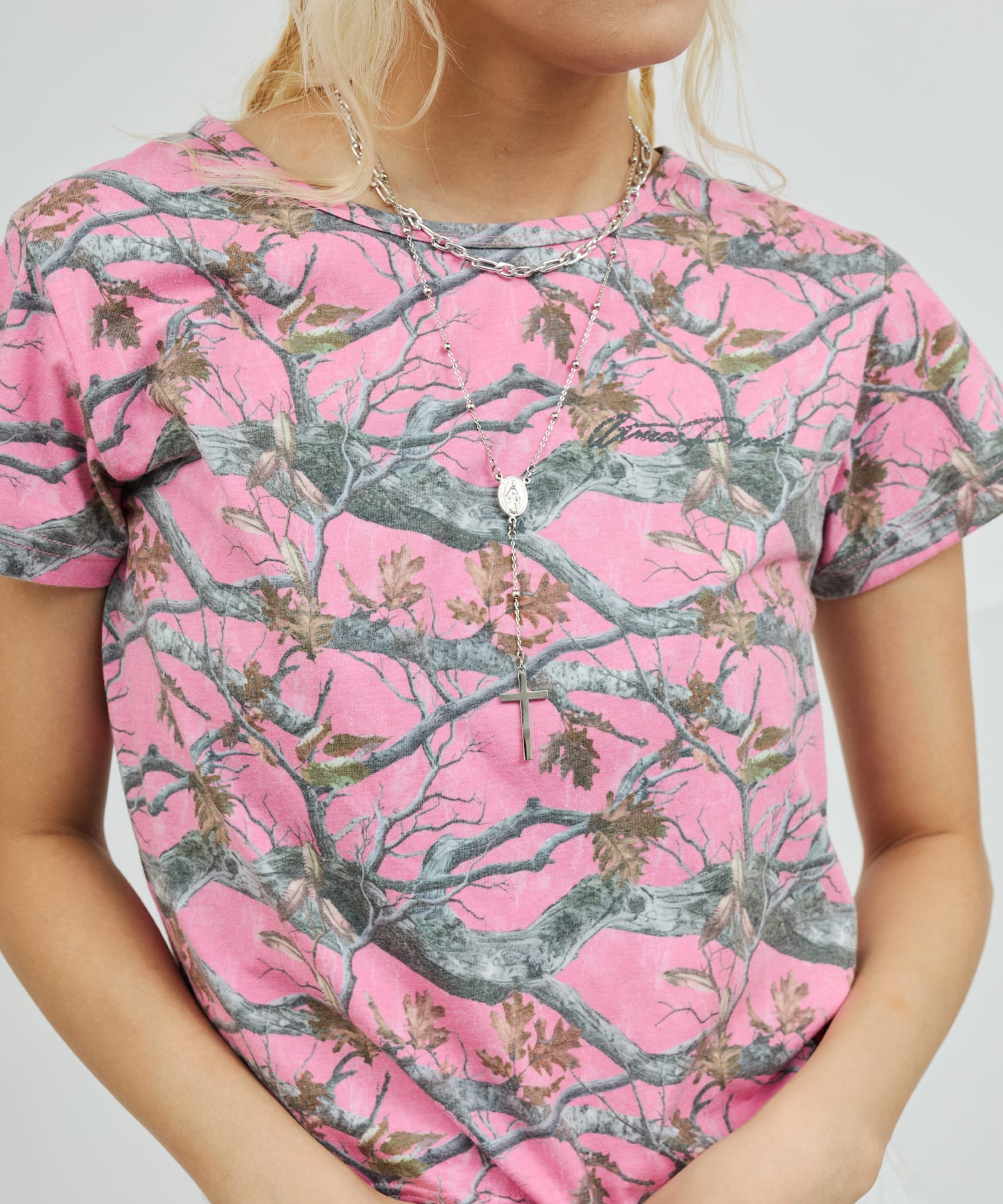 atmos pink Real Tree Camouflage T-Shirt PINKの画像