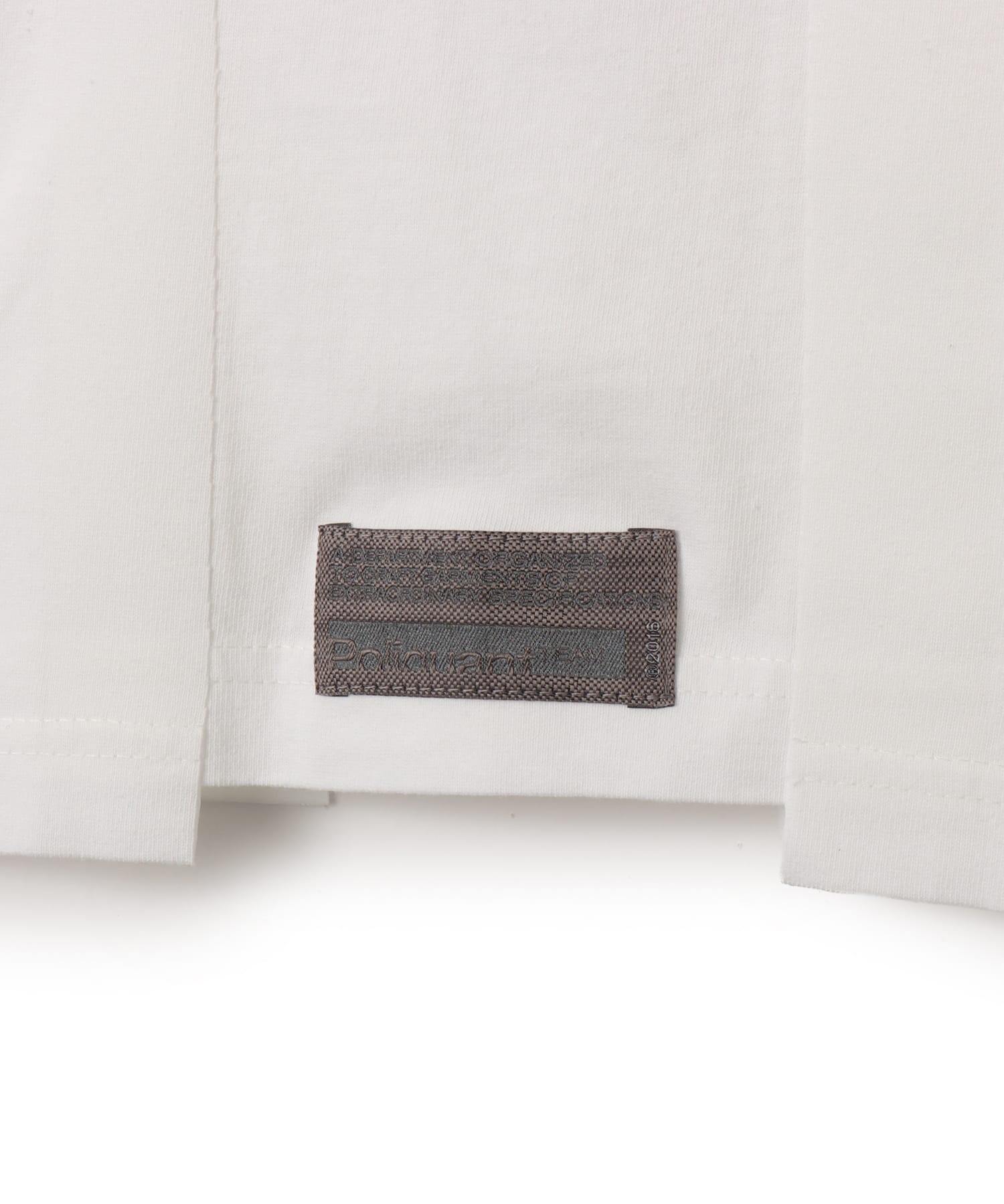 Poliquant THE ASSEMBLE EDITING S/S TEE WHITEの画像