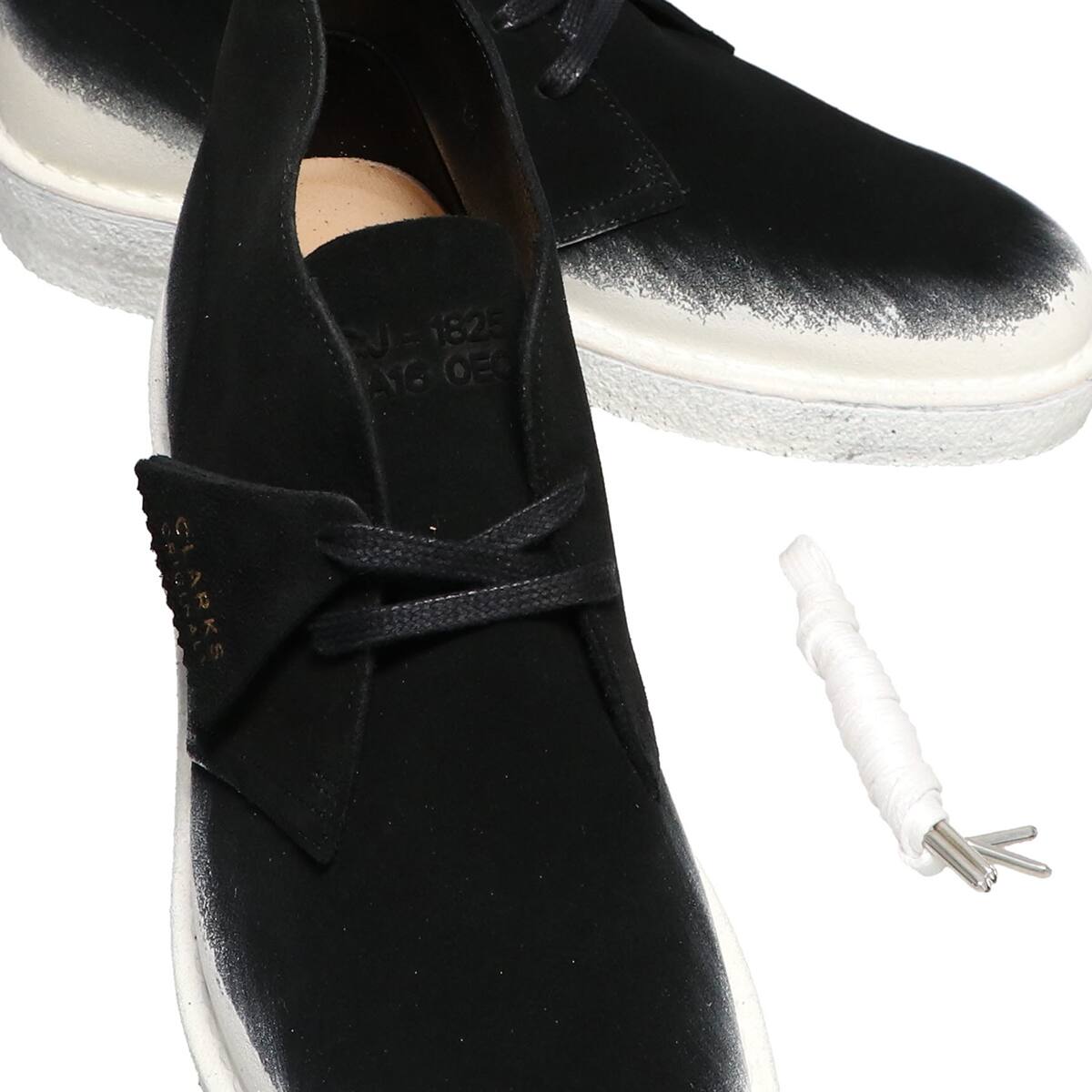 Clarks Desert Boot221 Blk/White BLACK/WHITE 22SP-Iの画像