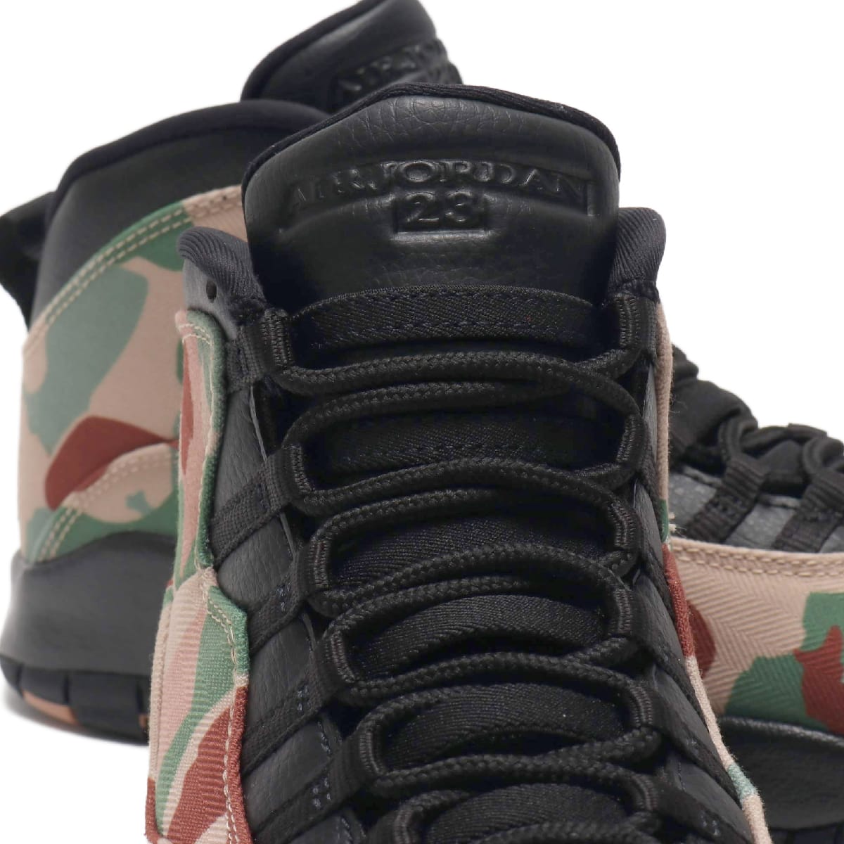 JORDAN BRAND AIR JORDAN 10 RETRO DESERT/BLACK-DUSTED CLAY-TREELINE 19FA-Sの画像