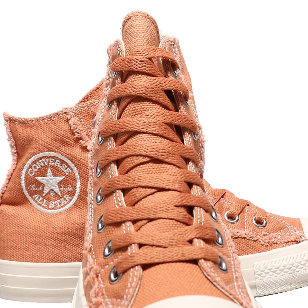 CONVERSE ALL STAR ROUGHCANVAS SLIP HI ORANGEの画像