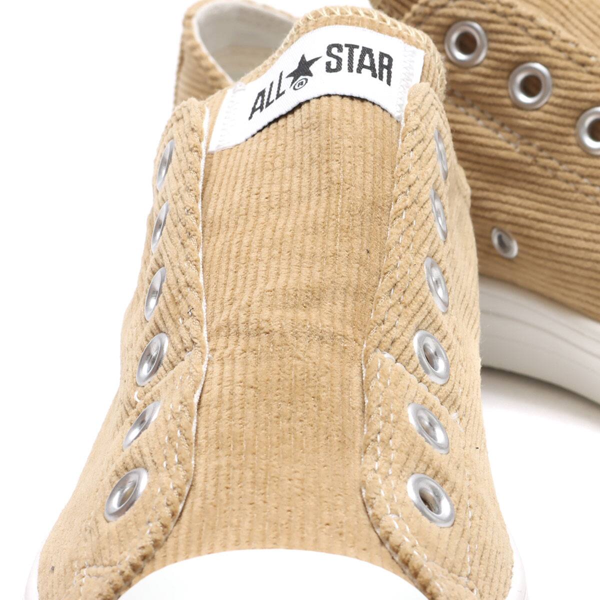 CONVERSE ALL STAR LIGHT CORDUROY SLIP OX BIEGE 22FW-Iの画像