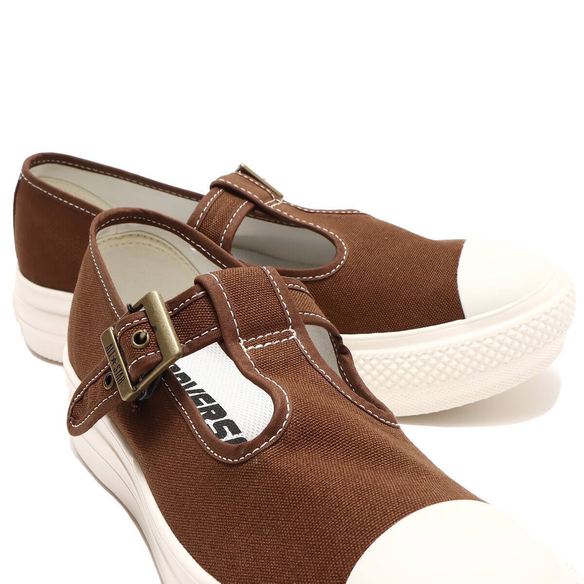 CONVERSE ALL STAR LIGHT PLTS MARYJANE OX BROWN 22FW-Iの画像