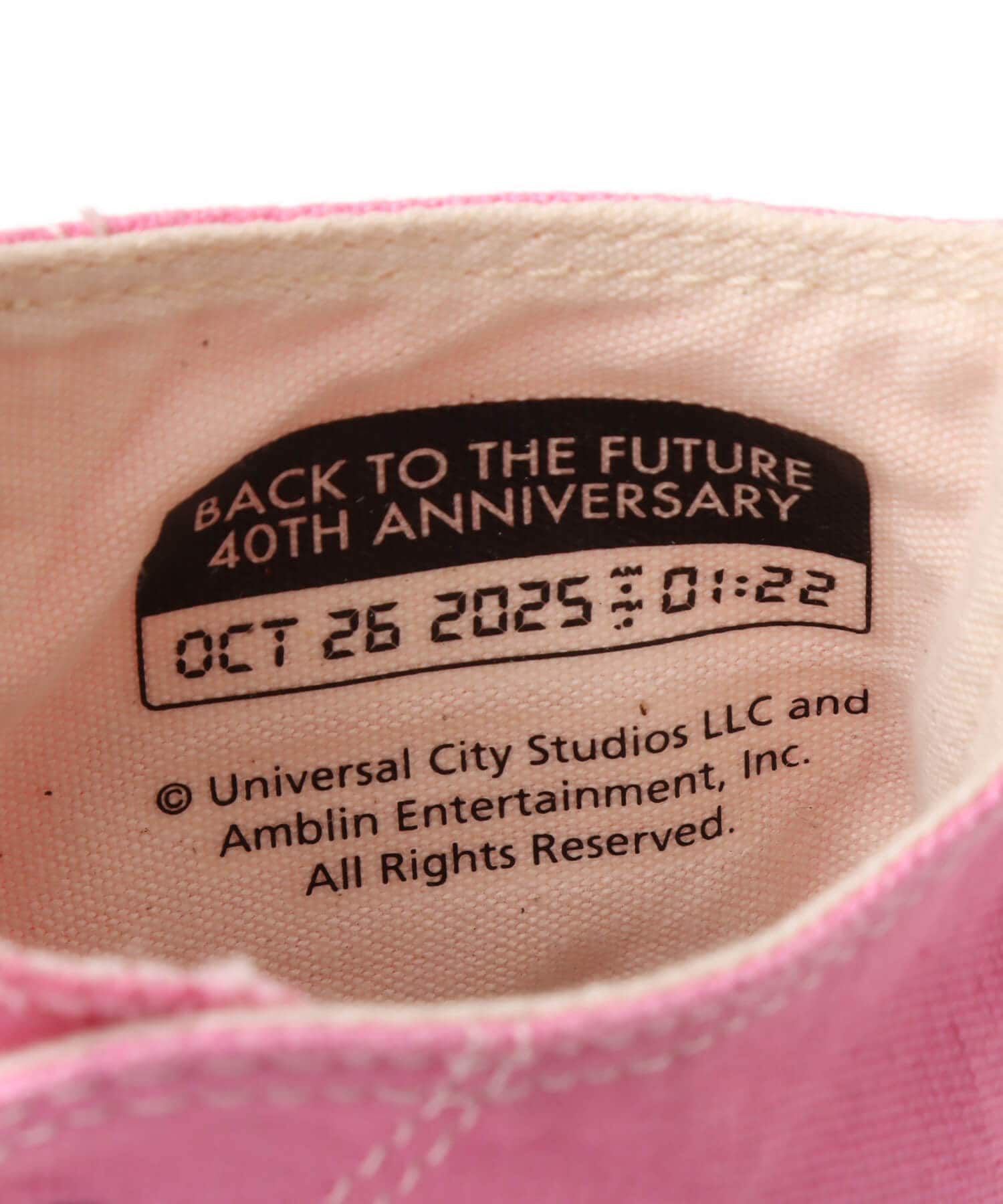 CONVERSE ALL STAR AGED HB HI / BACK TO THE FUTURE PINKの画像
