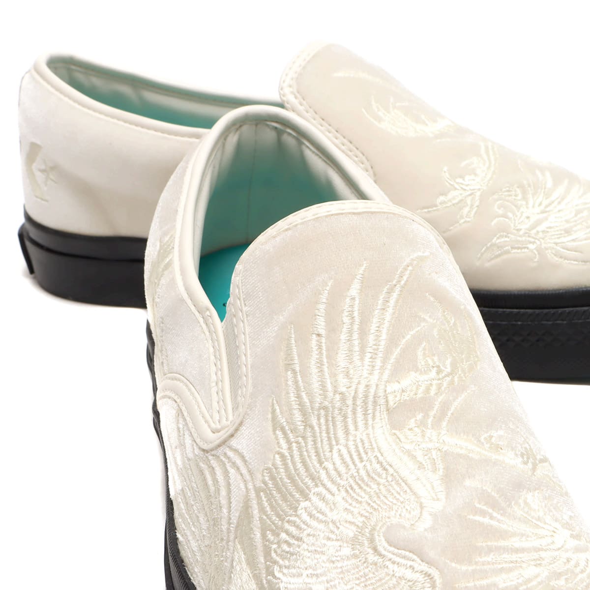 CONVERSE CS SLIP-ON SK SHINPEI UENO + WHITE 22SS-Iの画像
