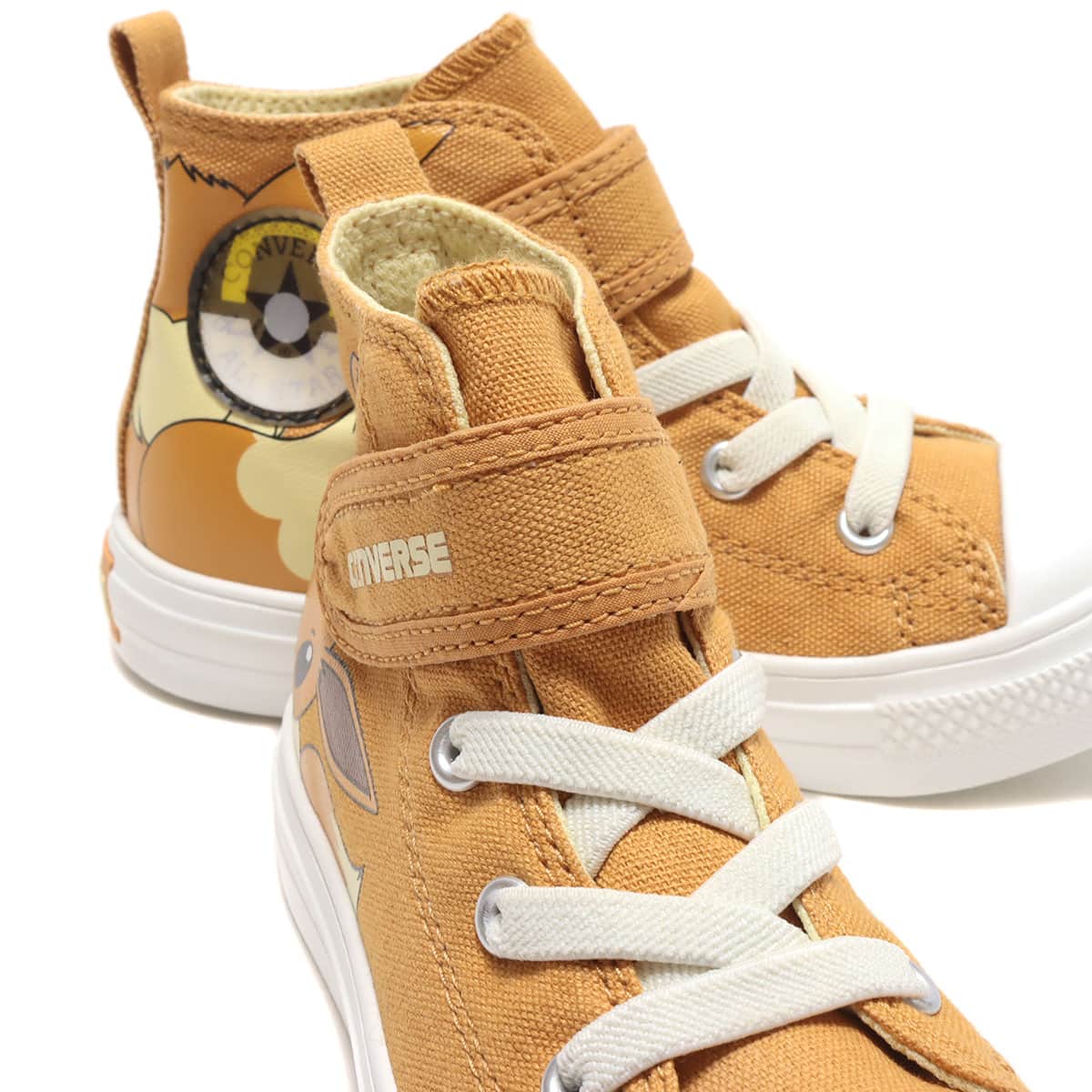 CONVERSE CHILD ALL STAR LIGHT POKEMON V-1 HI BEIGE 22SS-Iの画像