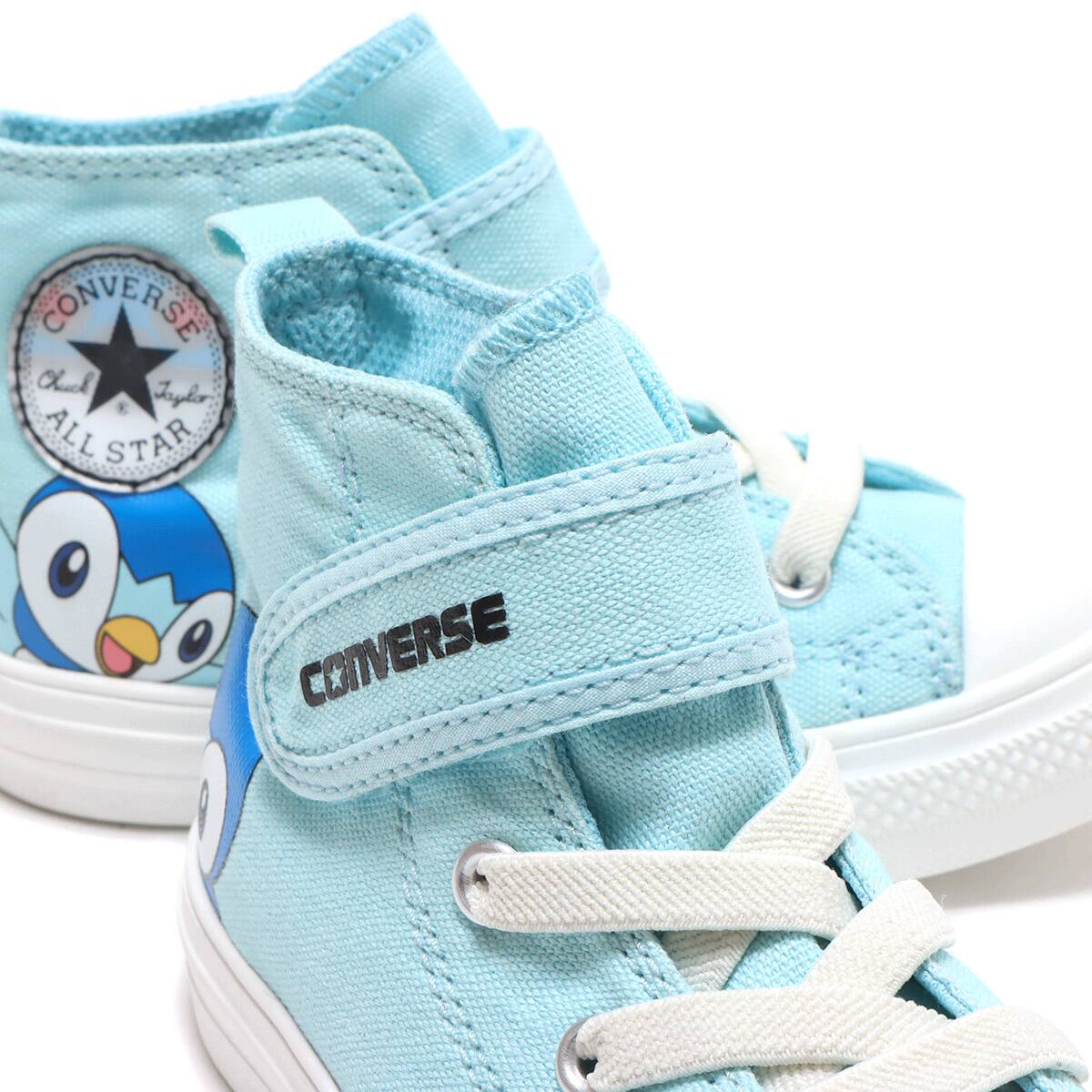 CONVERSE CHILD ALL STAR LIGHT POKEMON V-1 HI BLUE 22SS-Iの画像