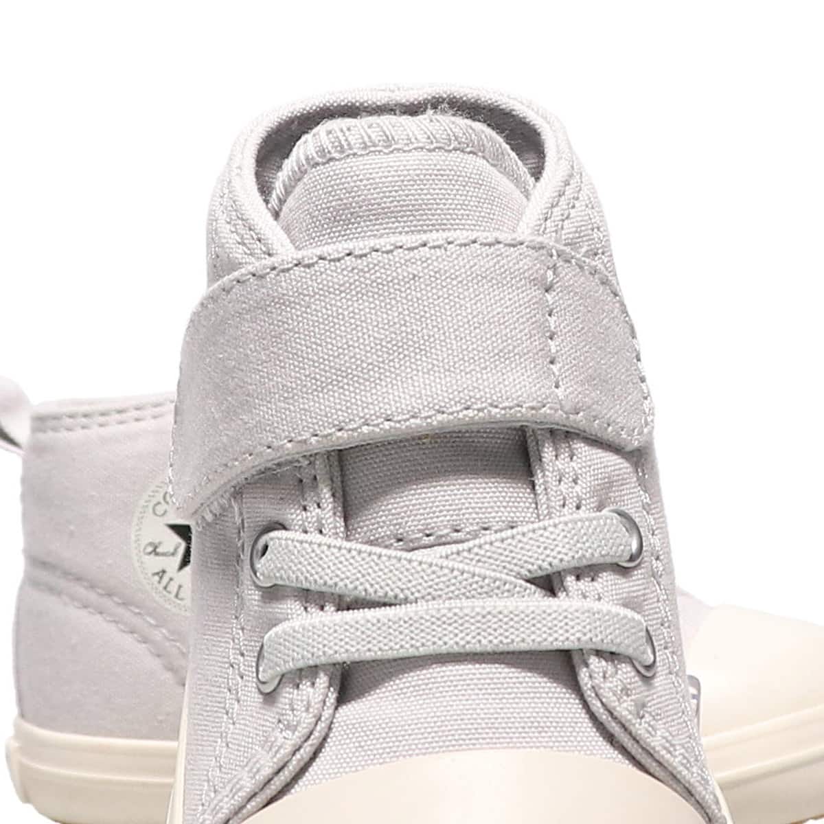 CONVERSE BABY ALL STAR N LIGHTGRAYPLUS V-1 GREY 22SS-Iの画像