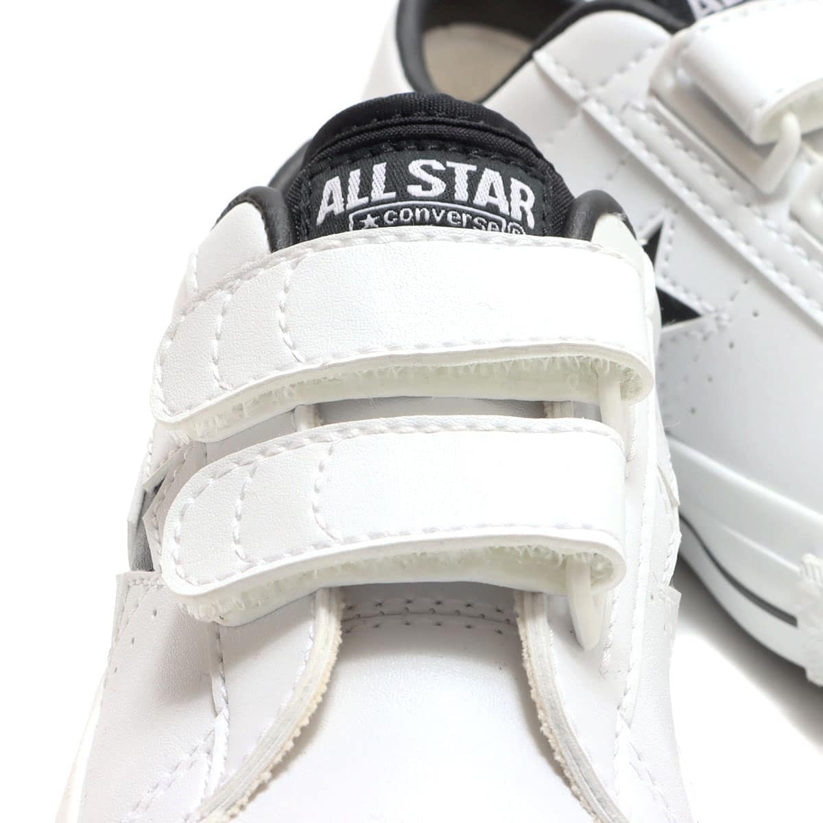 CONVERSE KID'S ONE STAR V-2 OX WHITE/BLACK 22SS-Iの画像