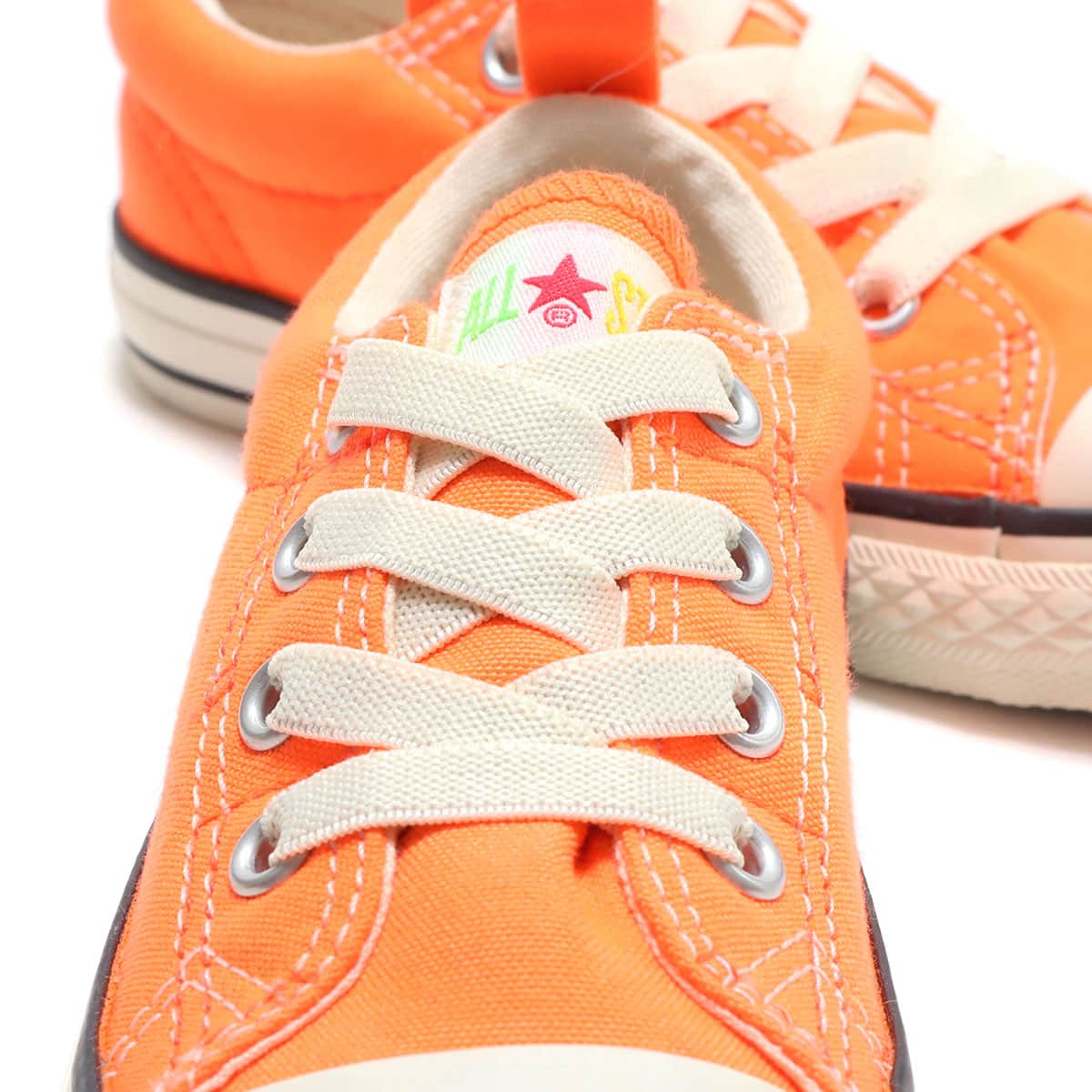 CONVERSE CHILD ALL STAR N NEONCOLORS OF SLIP OX ORANGE 22SS-Iの画像