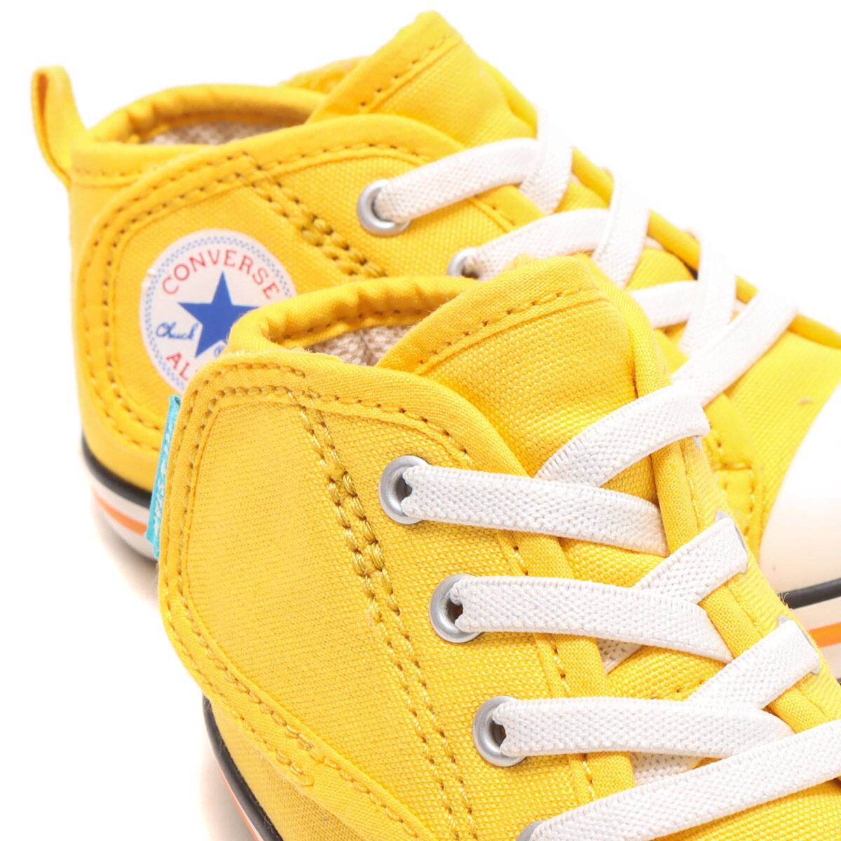 CONVERSE BABY ALL STAR N SIDETAPE YELLOW 22FW-Iの画像