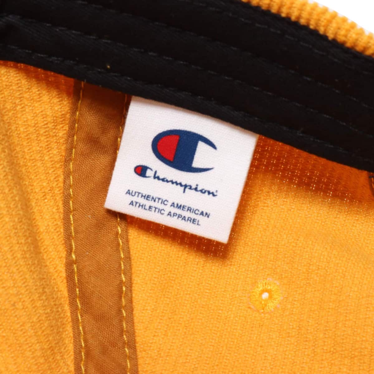 CHAMPION コーデュロイ 5パネル キャップ イエロー 18FA-Iの画像