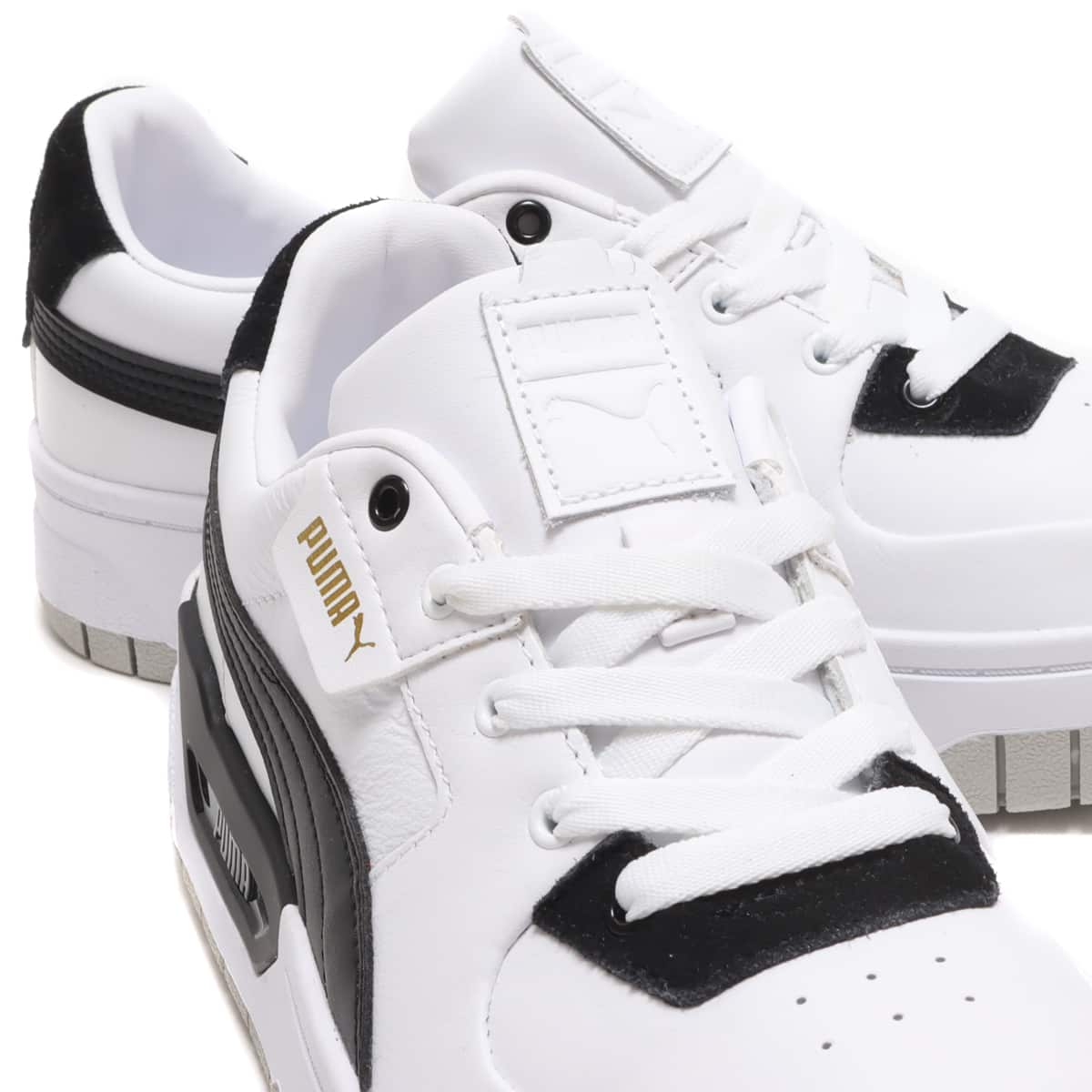 PUMA CALI DREAM WNS Puma White-Puma Black-Gray Violet 22SP-Iの画像