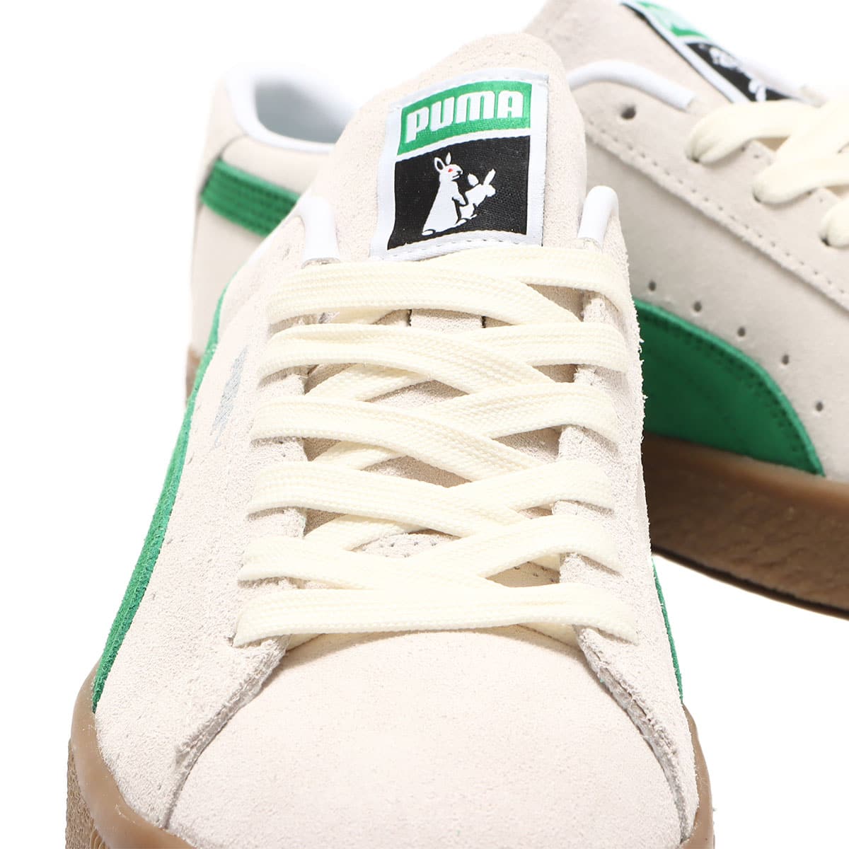 PUMA SUEDE VTG ATMOS BIRDOG FR2 WARM WHITE-ARCHIVE GREEN