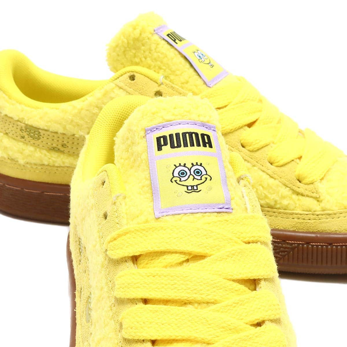 PUMA SUEDE SPONGEBOB JR LUSENT YELLOW/CITRONEL 23SP-S