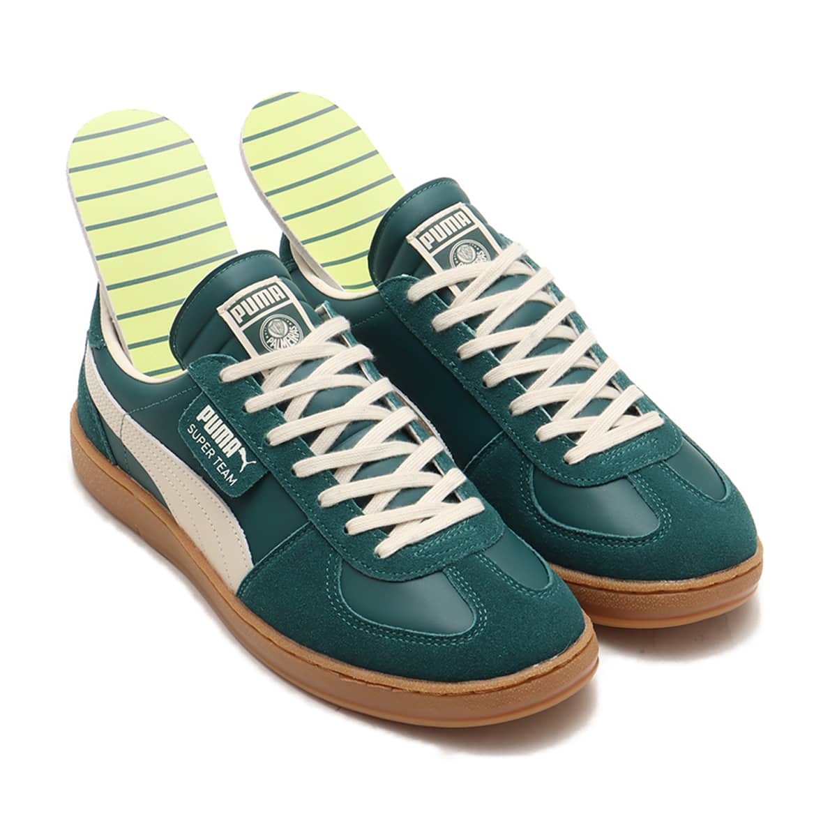 PUMA SUPER TEAM PALMEIRAS MALACHITE-ALPINE SNOW の画像