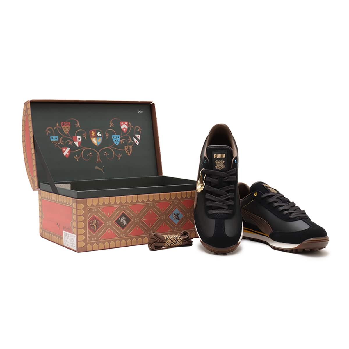 PUMA EASY RIDER HARRY POTTER PUMA BLACK-CHOCOLATEの画像