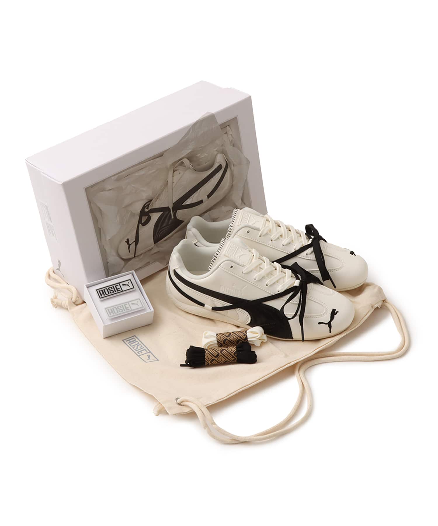 PUMA SPEEDCAT LEA x ROSE WARM WHITE-PUMA BLACKの画像