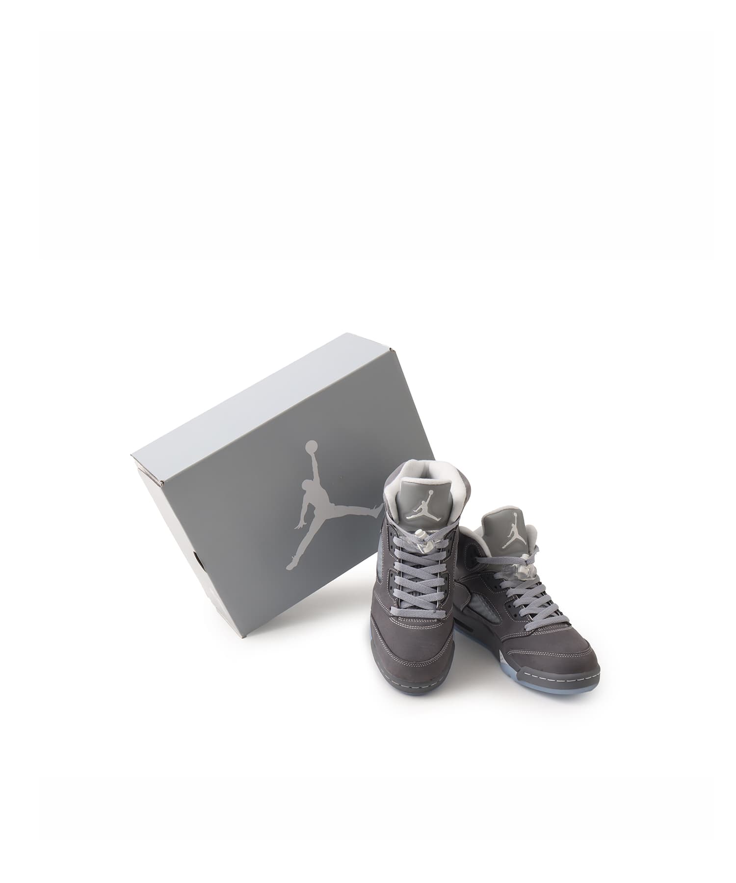 JORDAN BRAND AIR JORDAN 5 RETRO (GS) LT GRAPHITE/WHITE-WOLF GREYの画像