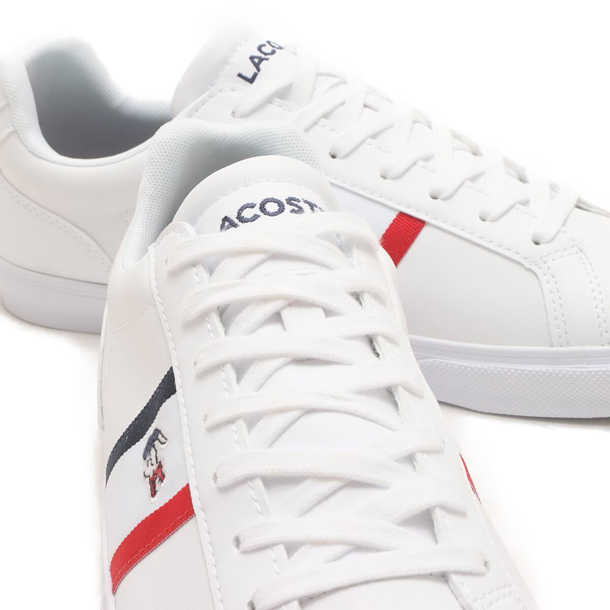 LACOSTE LEROND PRO TRI 123 1 CMA WHT/NVY/RED 23FA-I