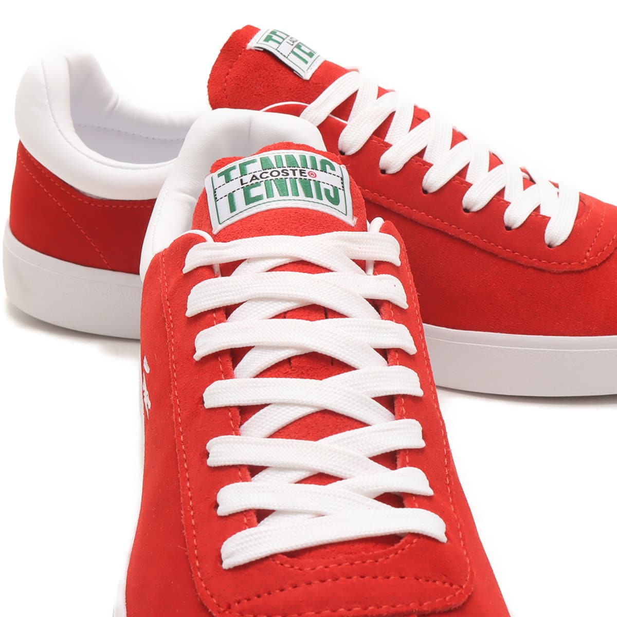 LACOSTE BASESHOT 223 1 SMA RED/WHT 23FA-I（ラコステ ベース
