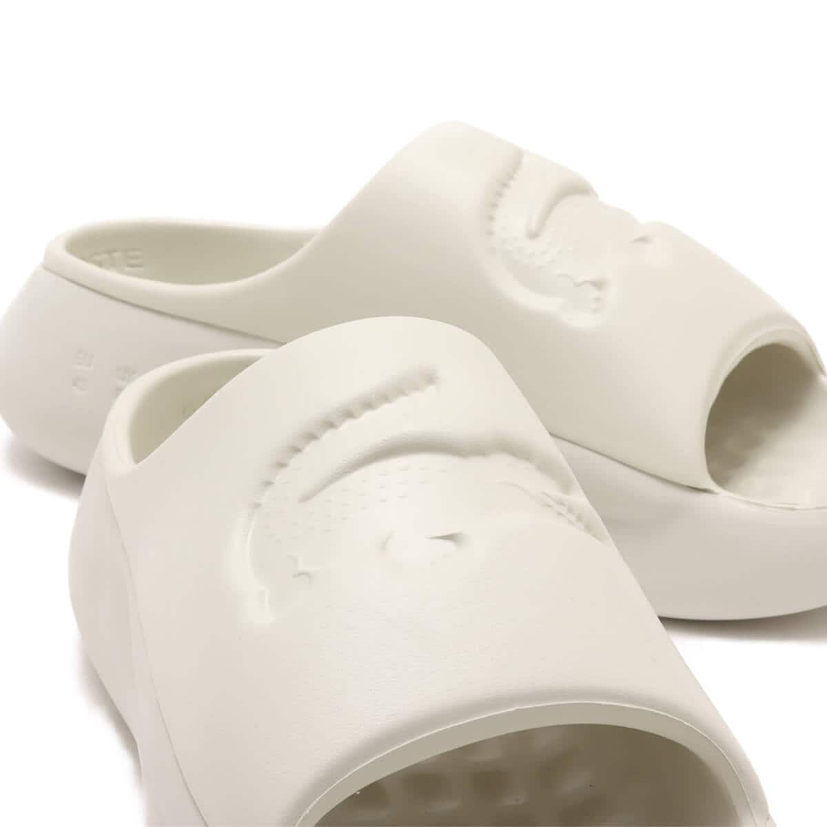 LACOSTE SERVE SLIDE 3.0 1241 CMA OFF WHT/OFF WHT 24SP-Iの画像
