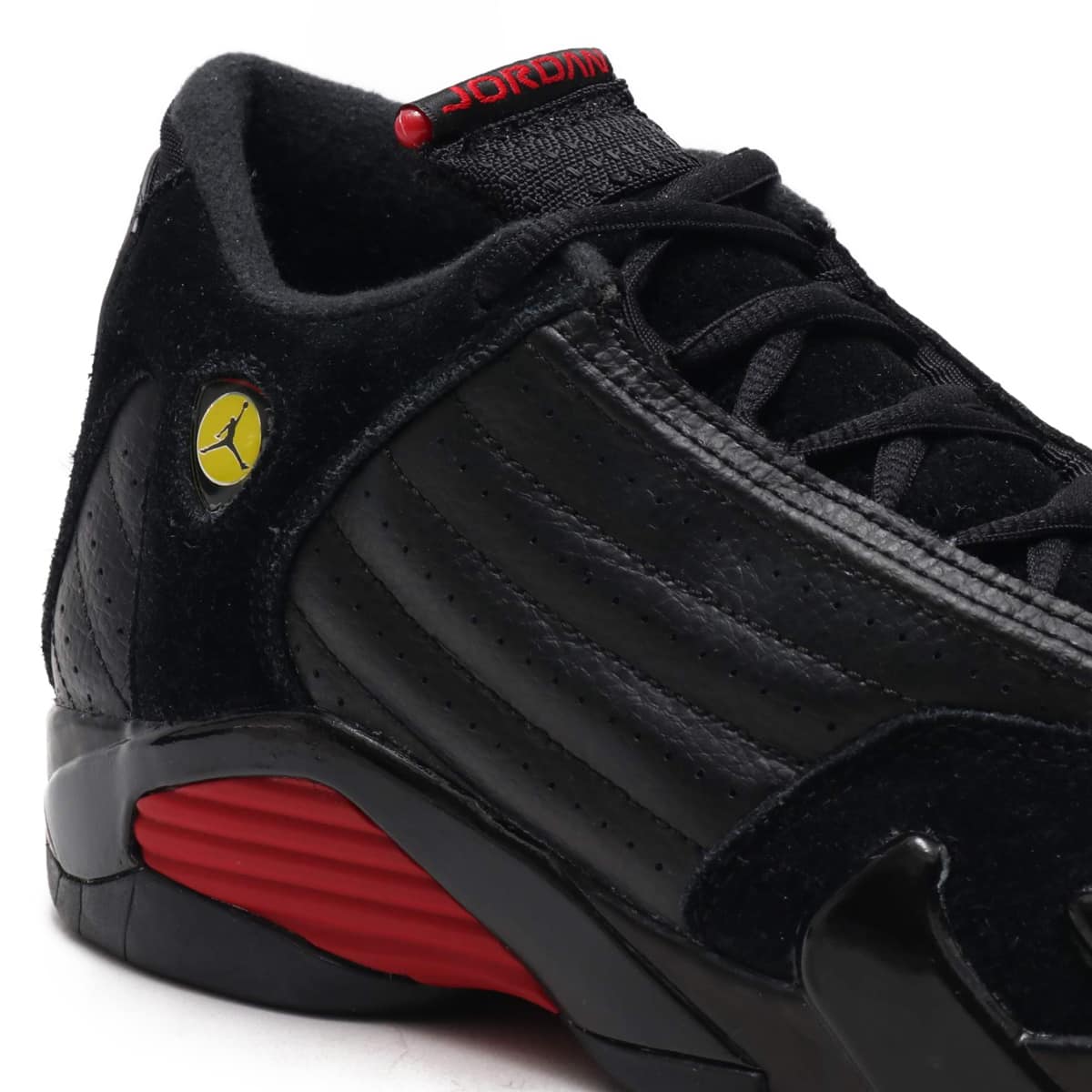 JORDAN BRAND AIR JORDAN 14 RETRO BG  BLACK/VARSITY RED-BLACKの画像