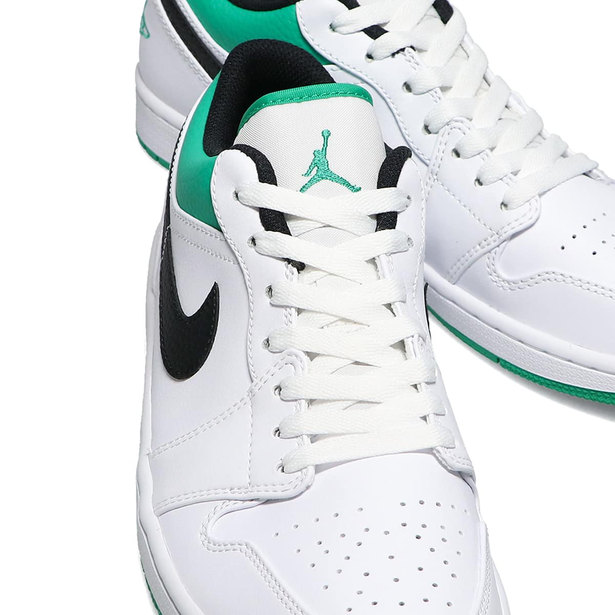 air jordan 1 low white stadium green