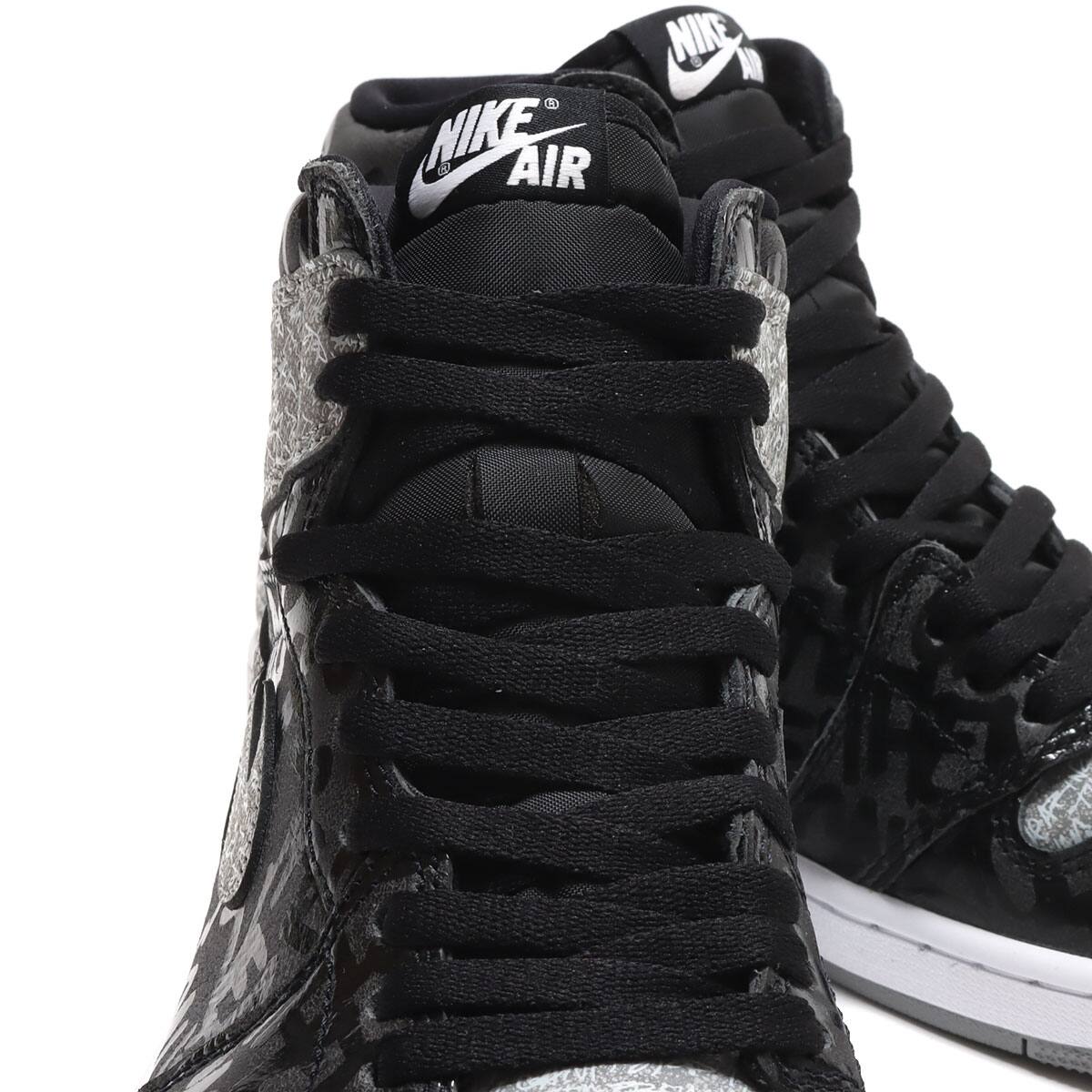 JORDAN BRAND AIR JORDAN 1 RETRO HIGH OG BLACK/WHITE-PARTICLE GREY 22SP-Iの画像