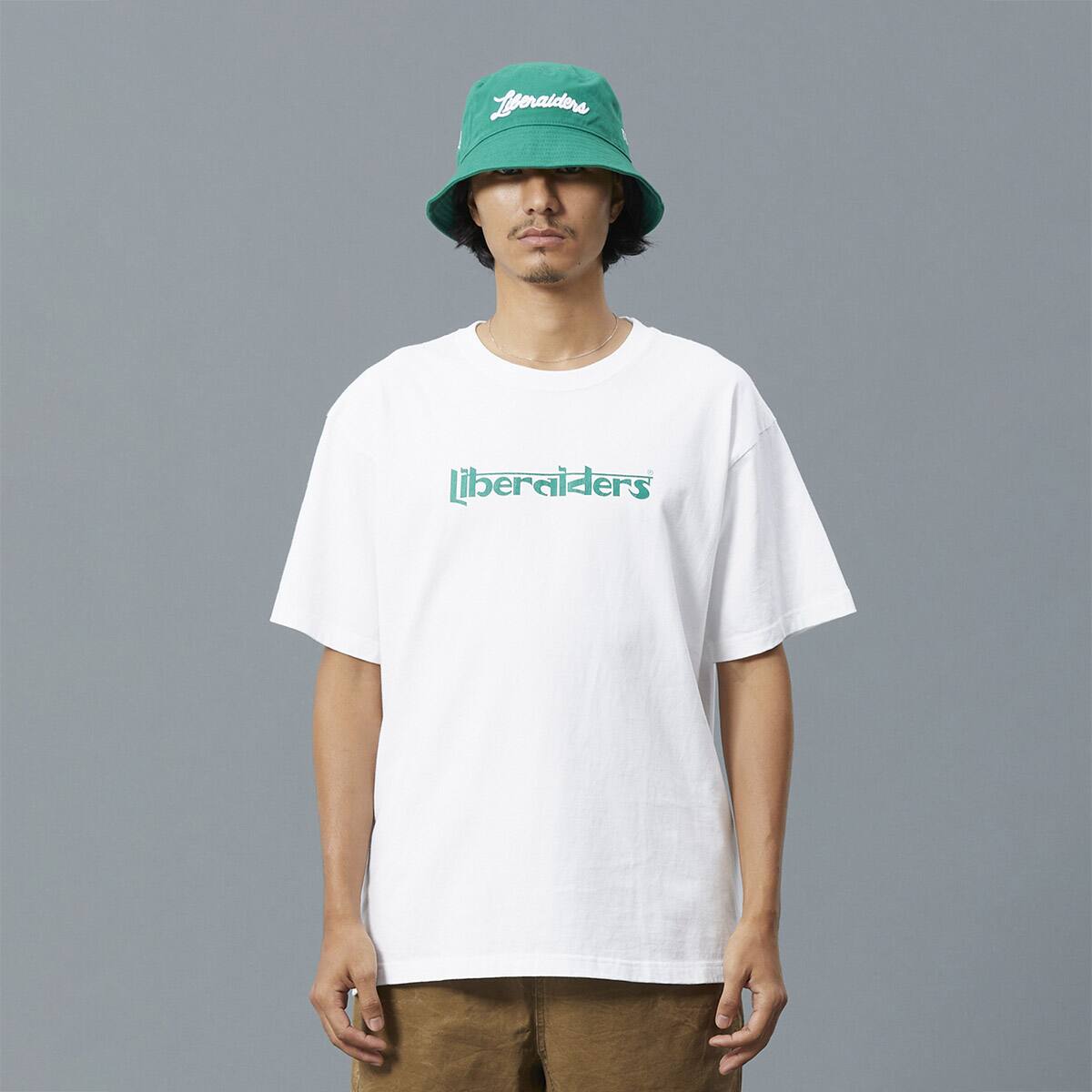 LIBERAIDERS BENGAL LOGO TEE WHITE の画像