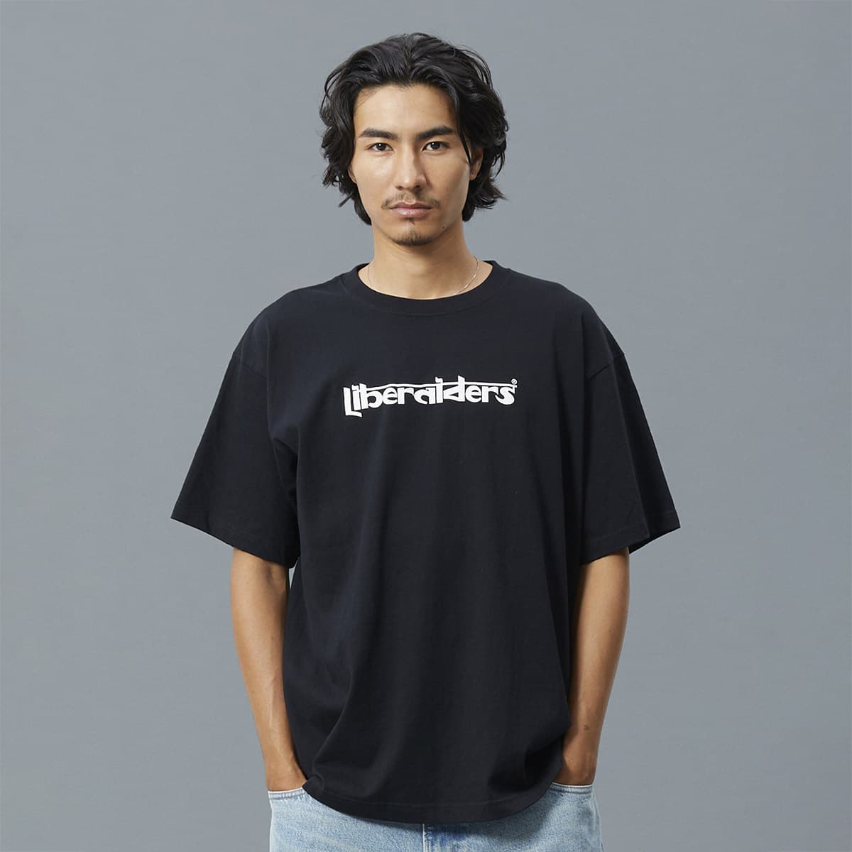 LIBERAIDERS BENGAL LOGO TEE BLACK の画像