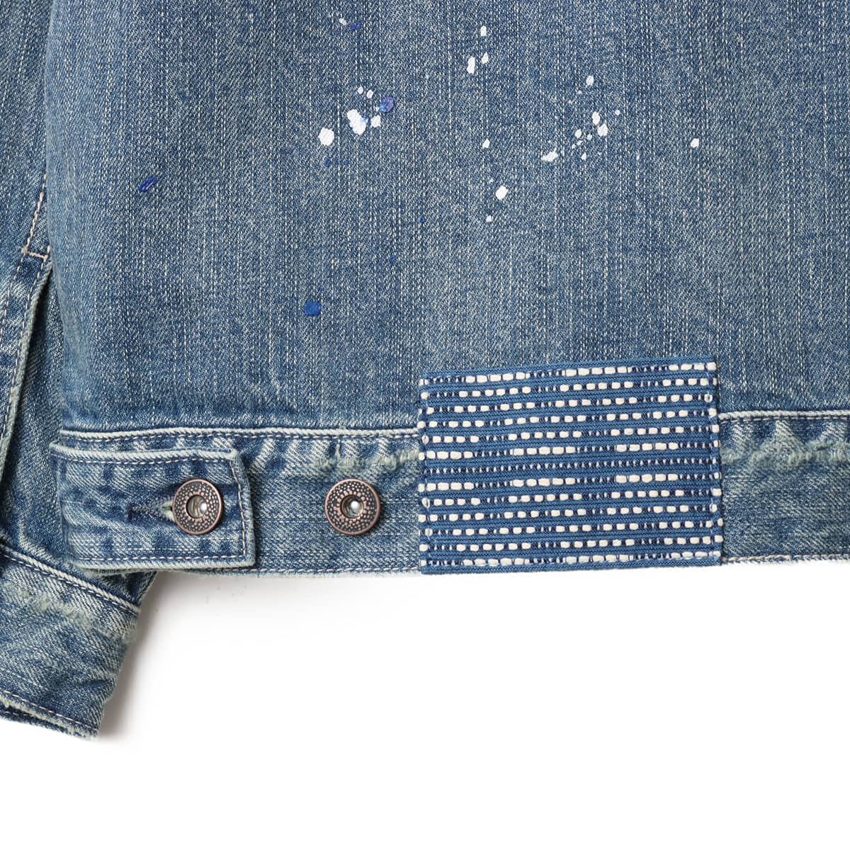 LIBERAIDERS TRIBAL DENIM JACKET HW HARD WASHの画像