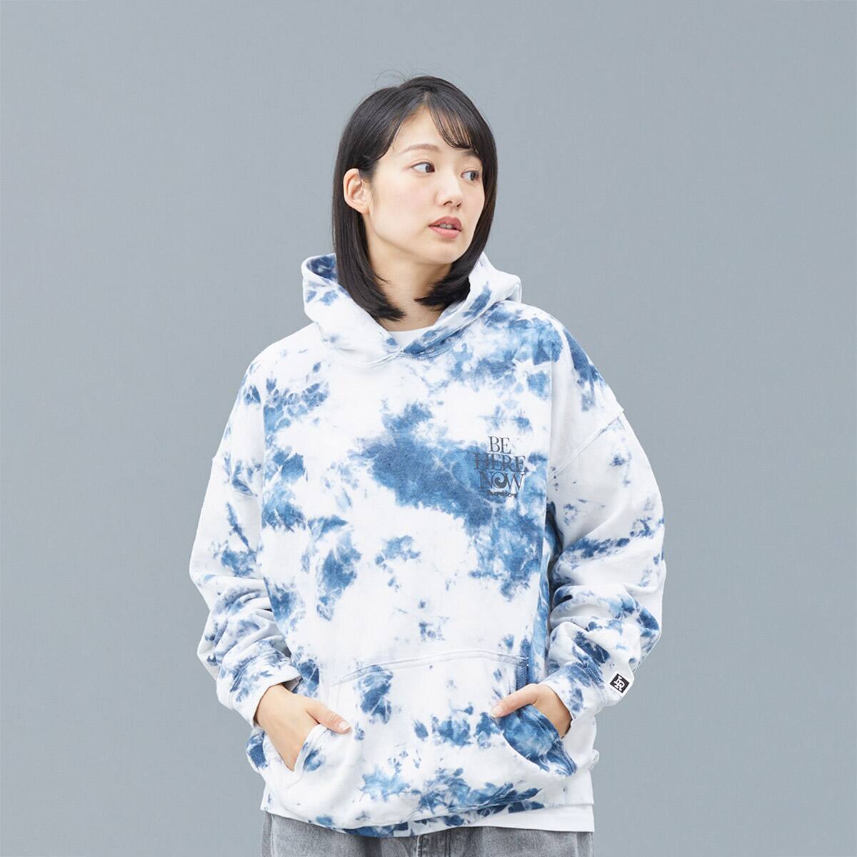 LIBERAIDERS BE HERE NOW TIE-DYE HOODIE TIE DYEの画像