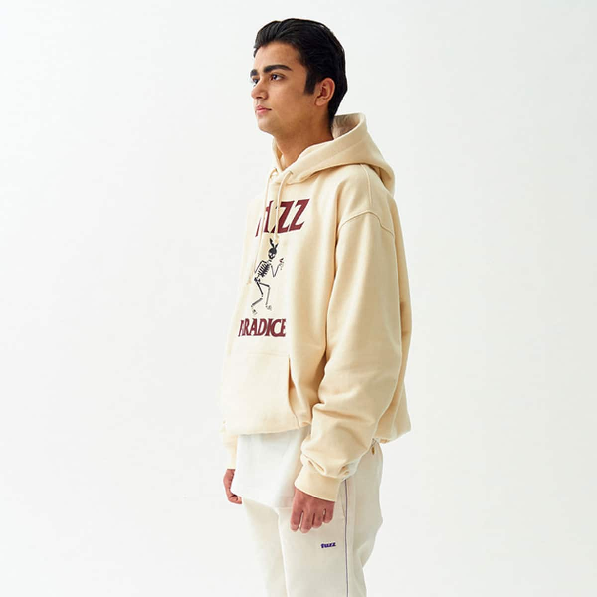 fuzz BUNNY BONE HOODIE IVORY 20HO-I|atmos（アトモス） 公式オンラインストア