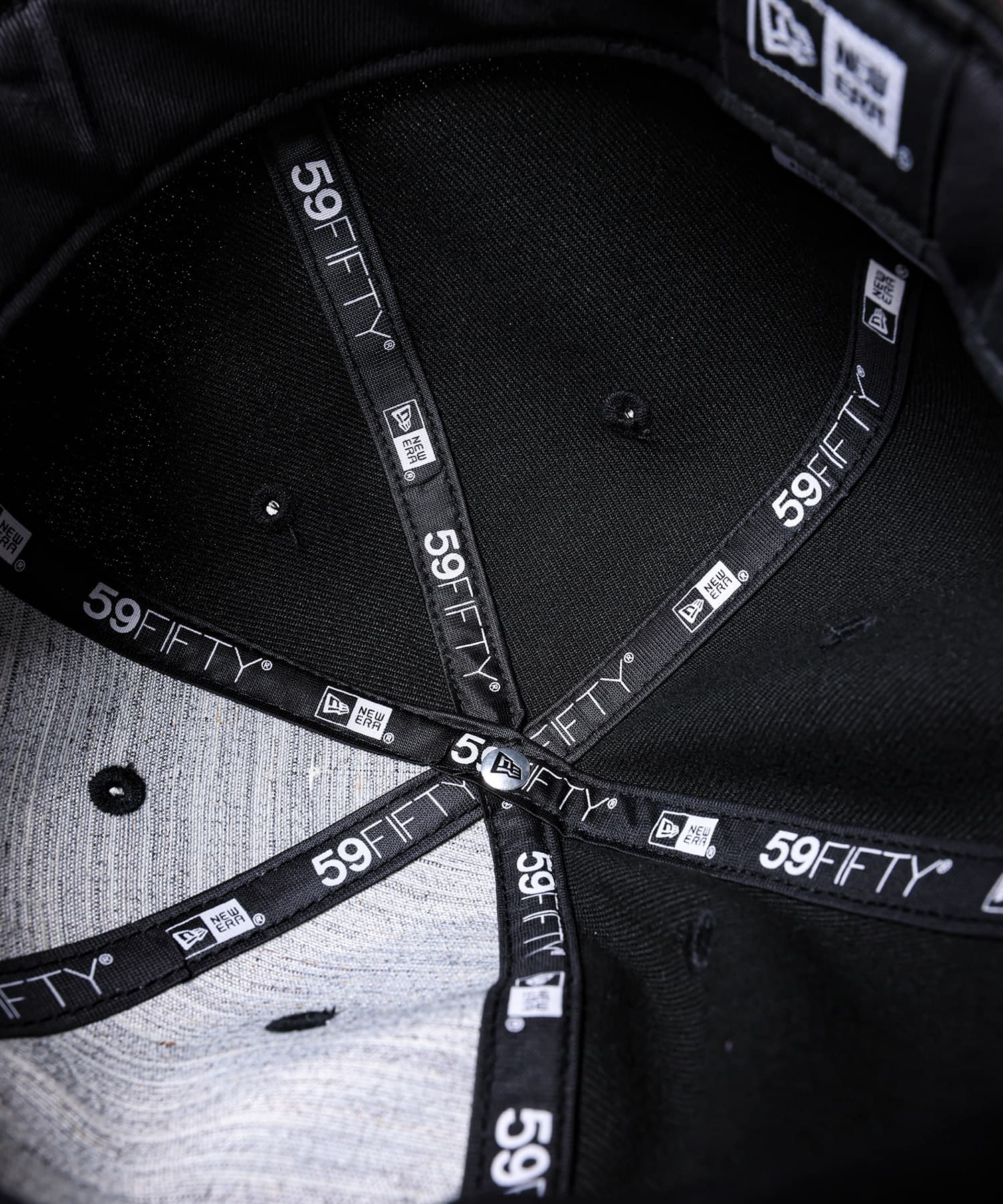LIBERAIDERS x NEW ERA 59FIFTY SB LR EMBROIDERY LOGO CAP BLACKの画像
