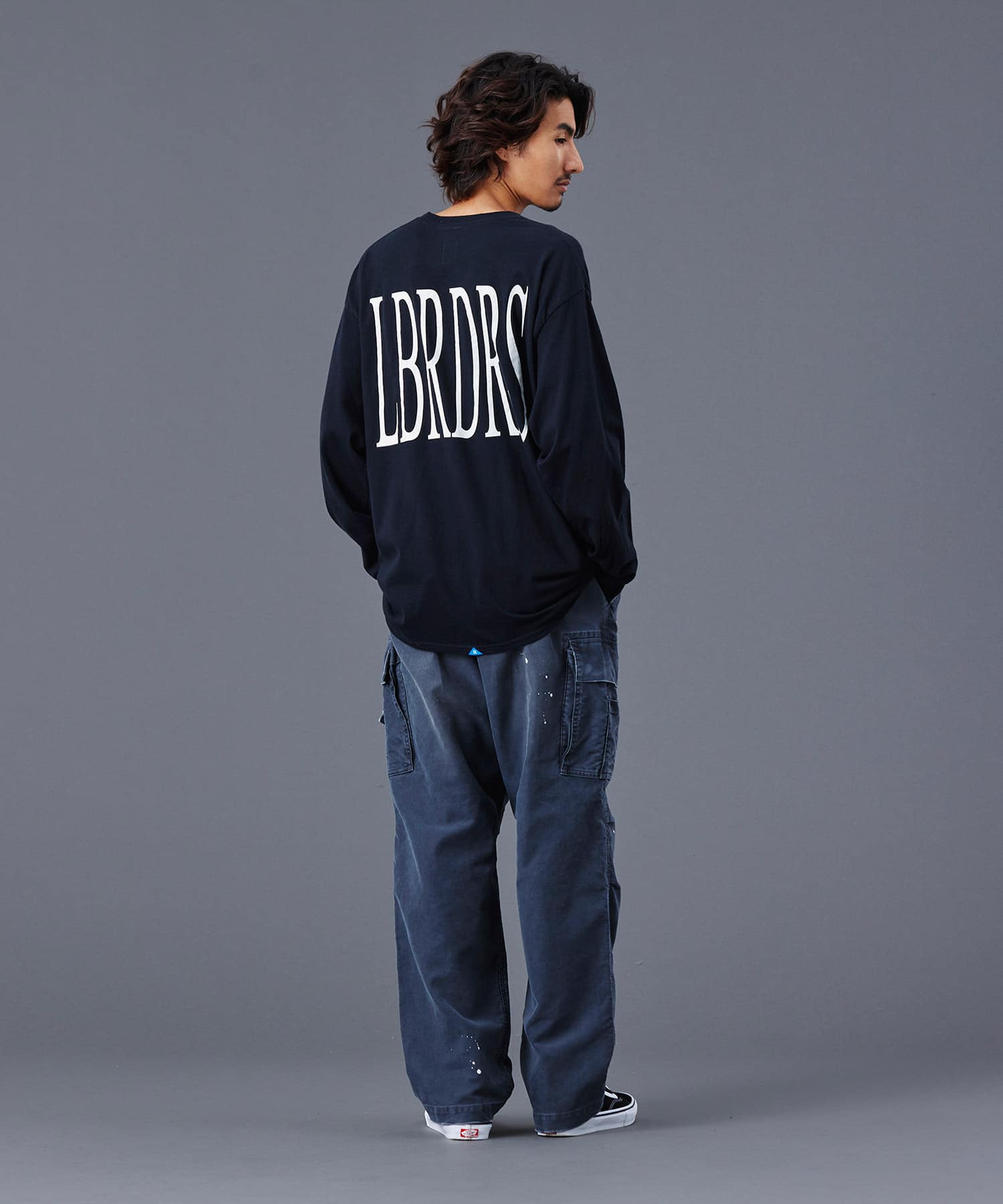LIBERAIDERS LBRDRS LOGO L/S TEE BLACKの画像