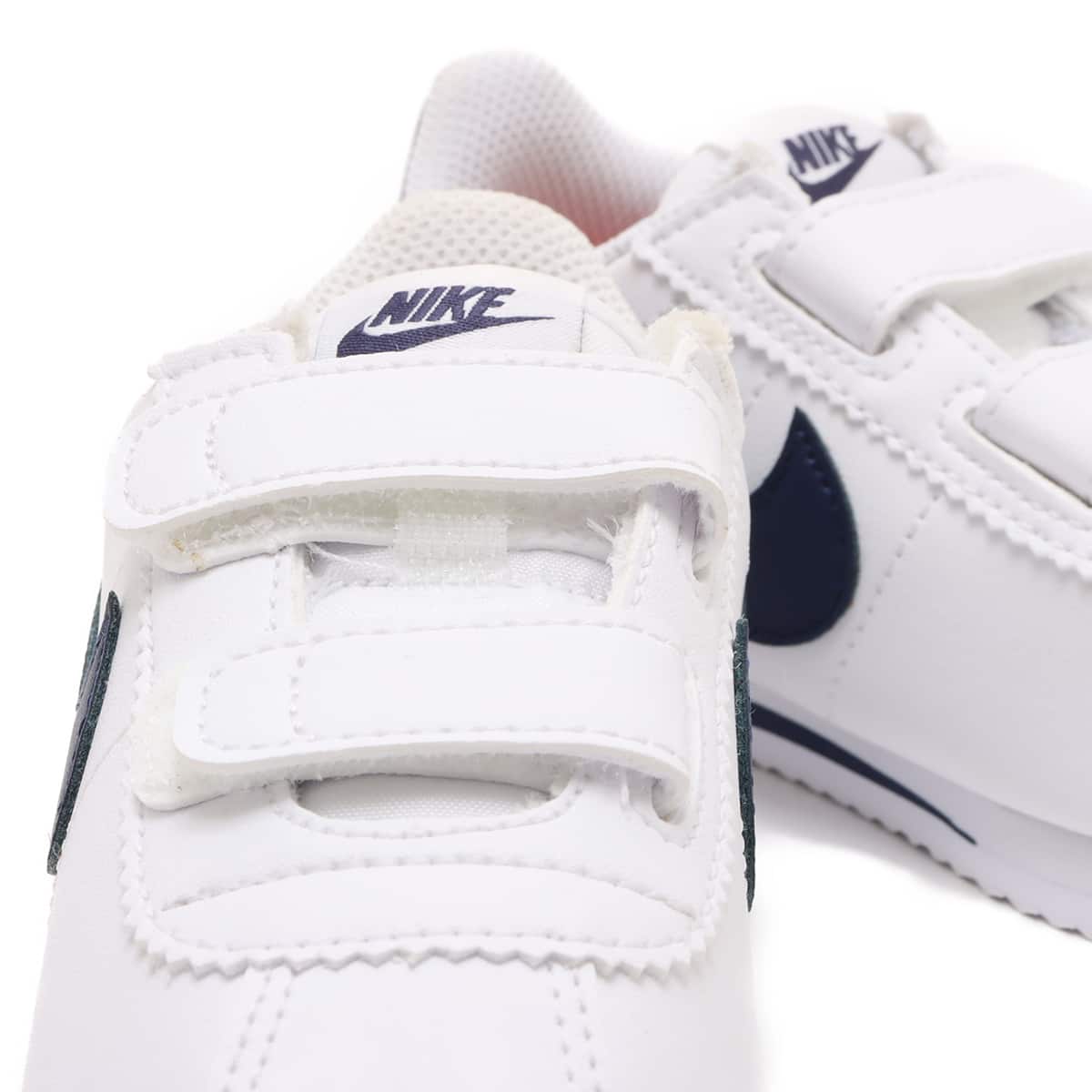 NIKE CORTEZ BASIC SL (TDV) WHITE/NEUTRAL INDIGO-HABANERO RED 24SP-Iの画像