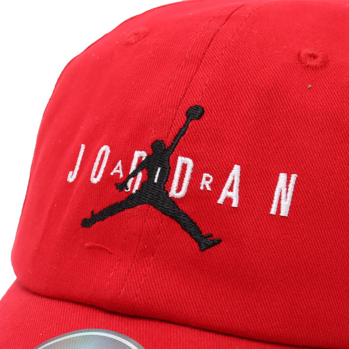 JORDAN BRAND CURVE BRIM ADJUSTABLE HAT GYM RED