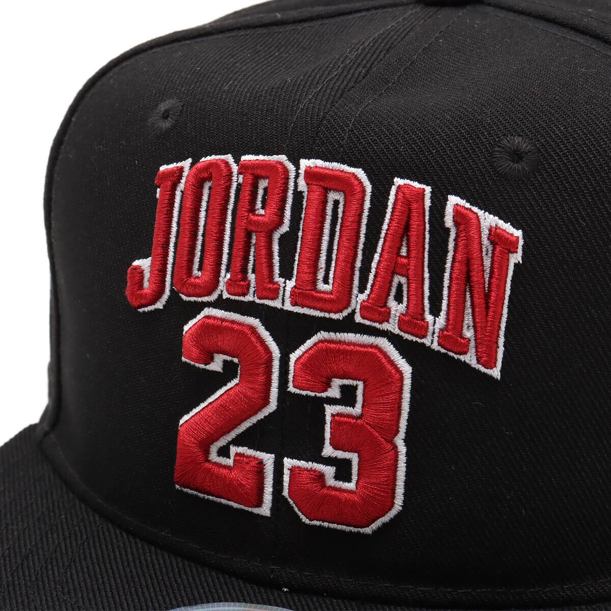 JORDAN BRAND KIDS JERSEY FLATBRIM CAP BLACK の画像