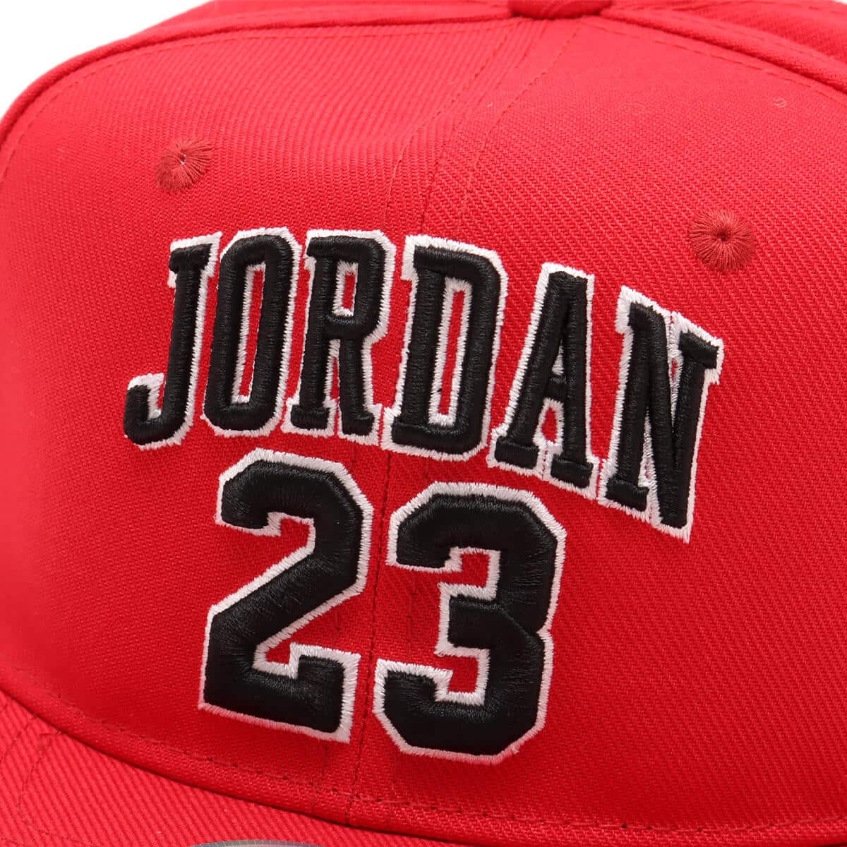 JORDAN BRAND KIDS JERSEY FLATBRIM CAP GYM RED の画像