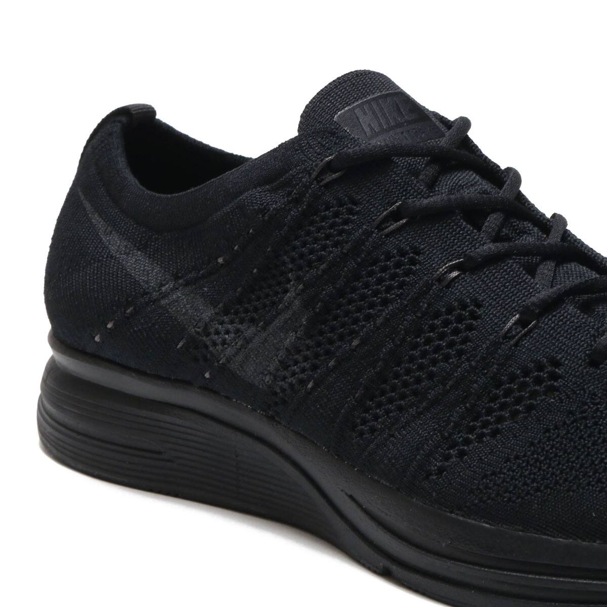 all black flyknit trainer
