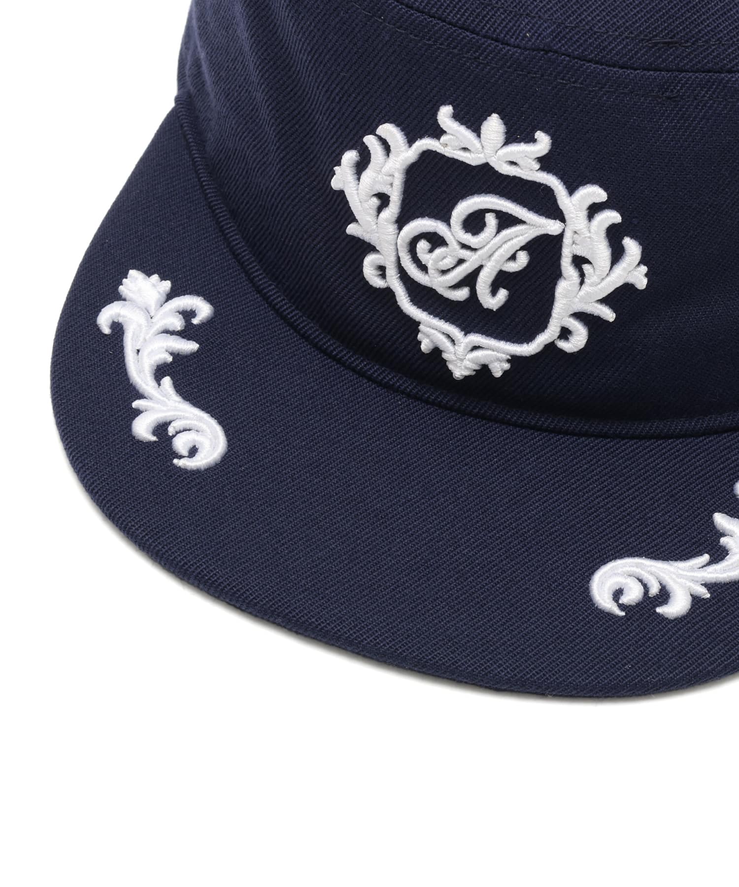 atmos pink Logo Embroidery Work Cap NAVYの画像