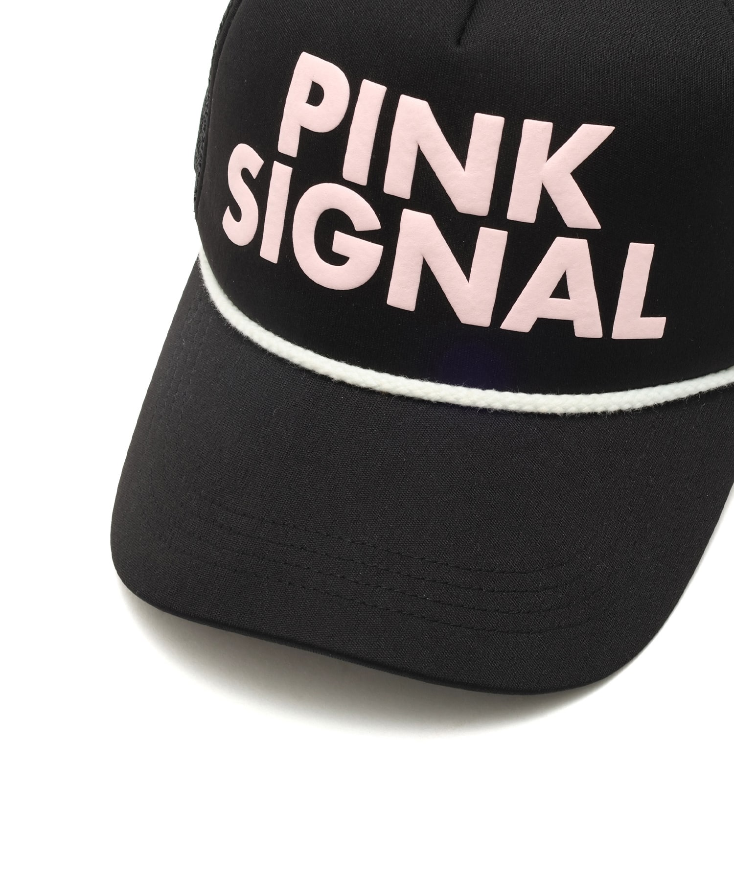 atmos pink SIGNAL Logo Cap BLACKの画像