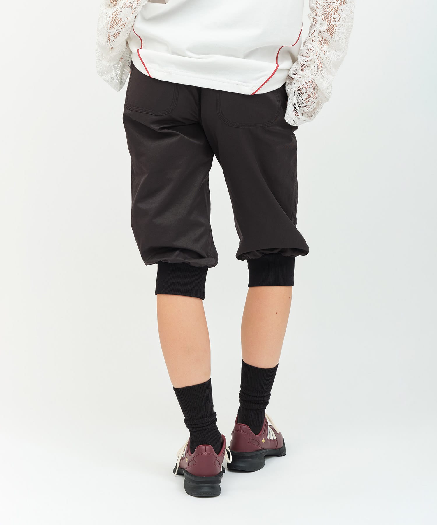 atmos pink Military Capri Pants  BLACKの画像