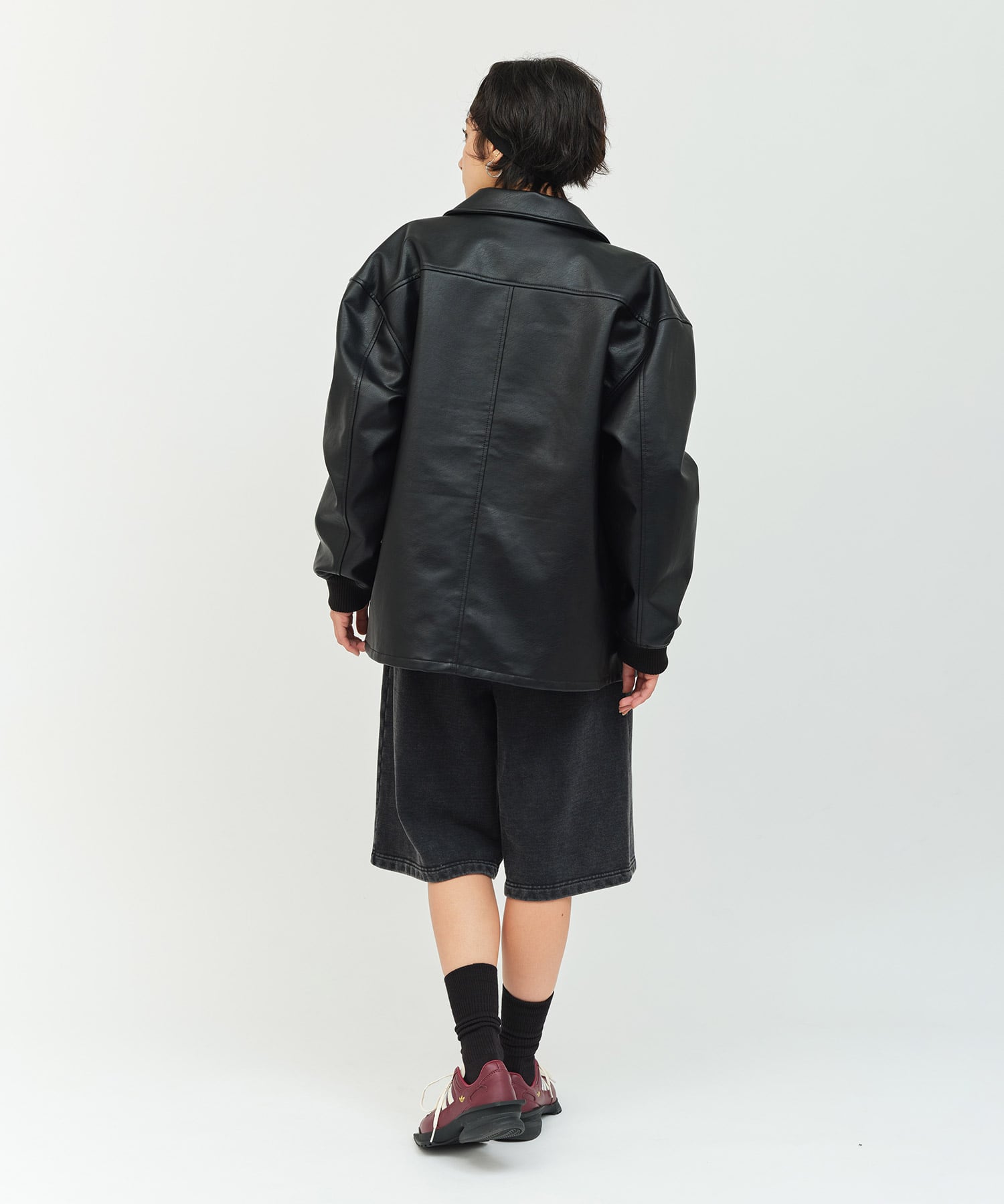 atmos pink Peplum Half Pants BLACKの画像